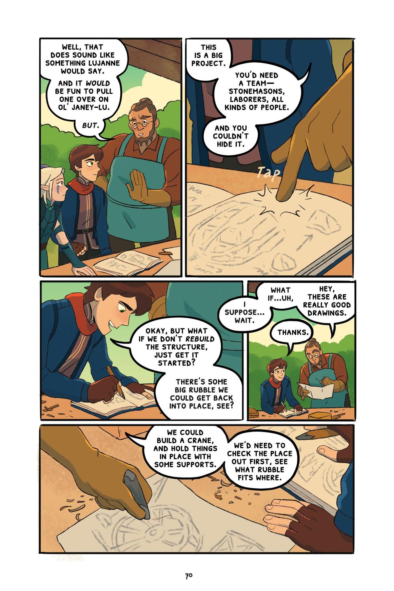 Through the Moon: The Dragon Prince Graphic Novel (2020) issue 1 - Page 74