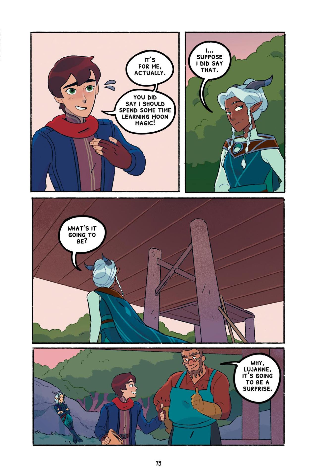 Through the Moon: The Dragon Prince Graphic Novel (2020) issue 1 - Page 77