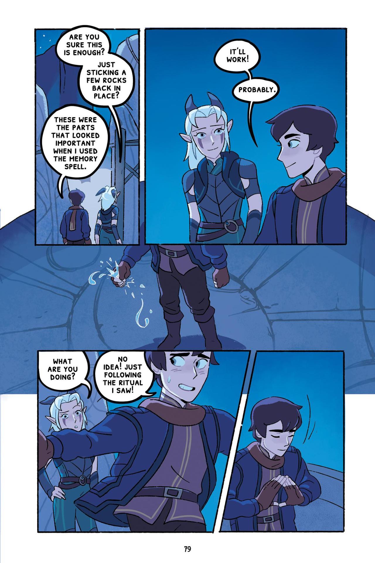 Through the Moon: The Dragon Prince Graphic Novel (2020) issue 1 - Page 83