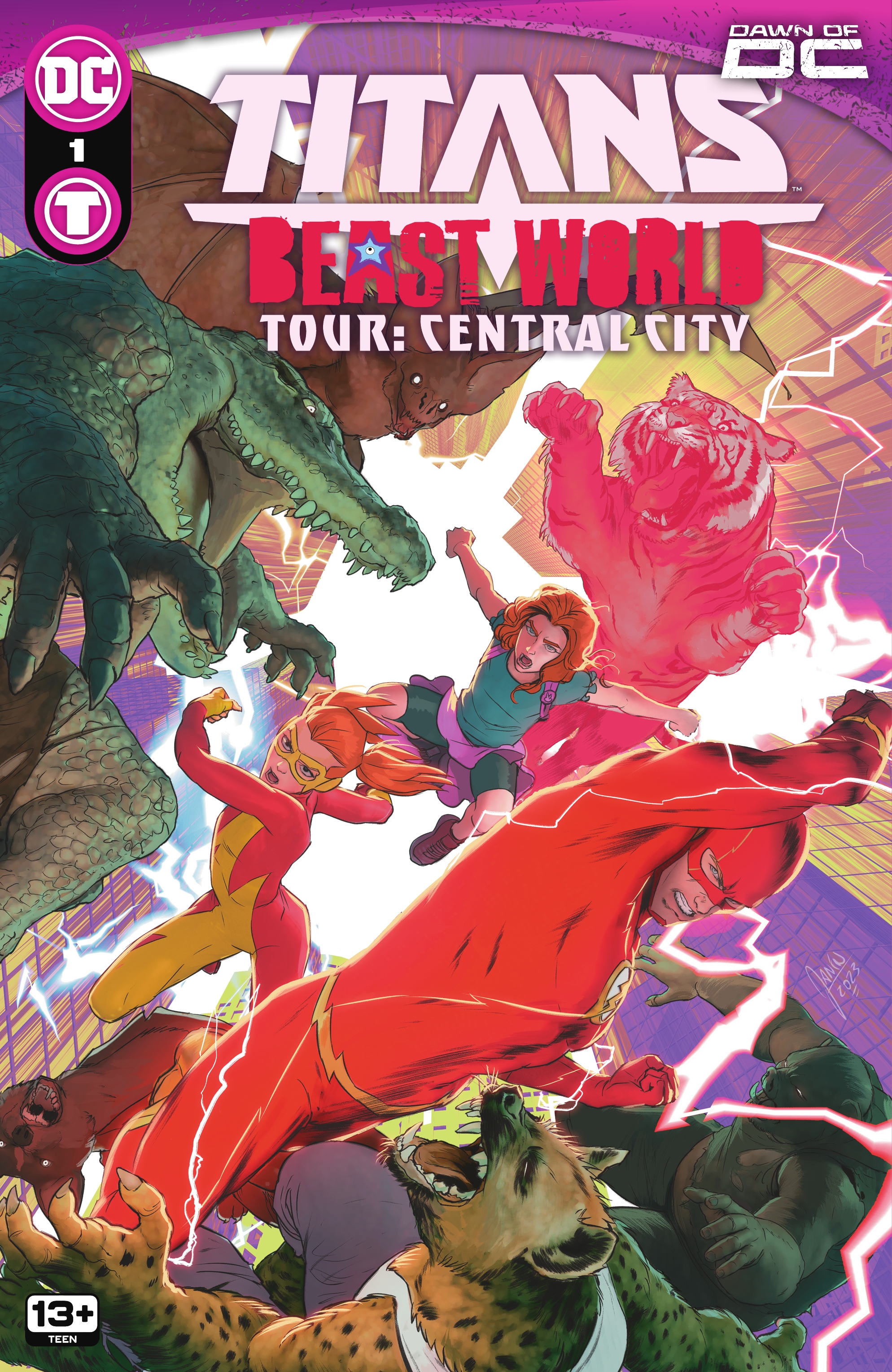 Titans: Beast World Tour - Central City (2023-): Chapter 1 - Page 1