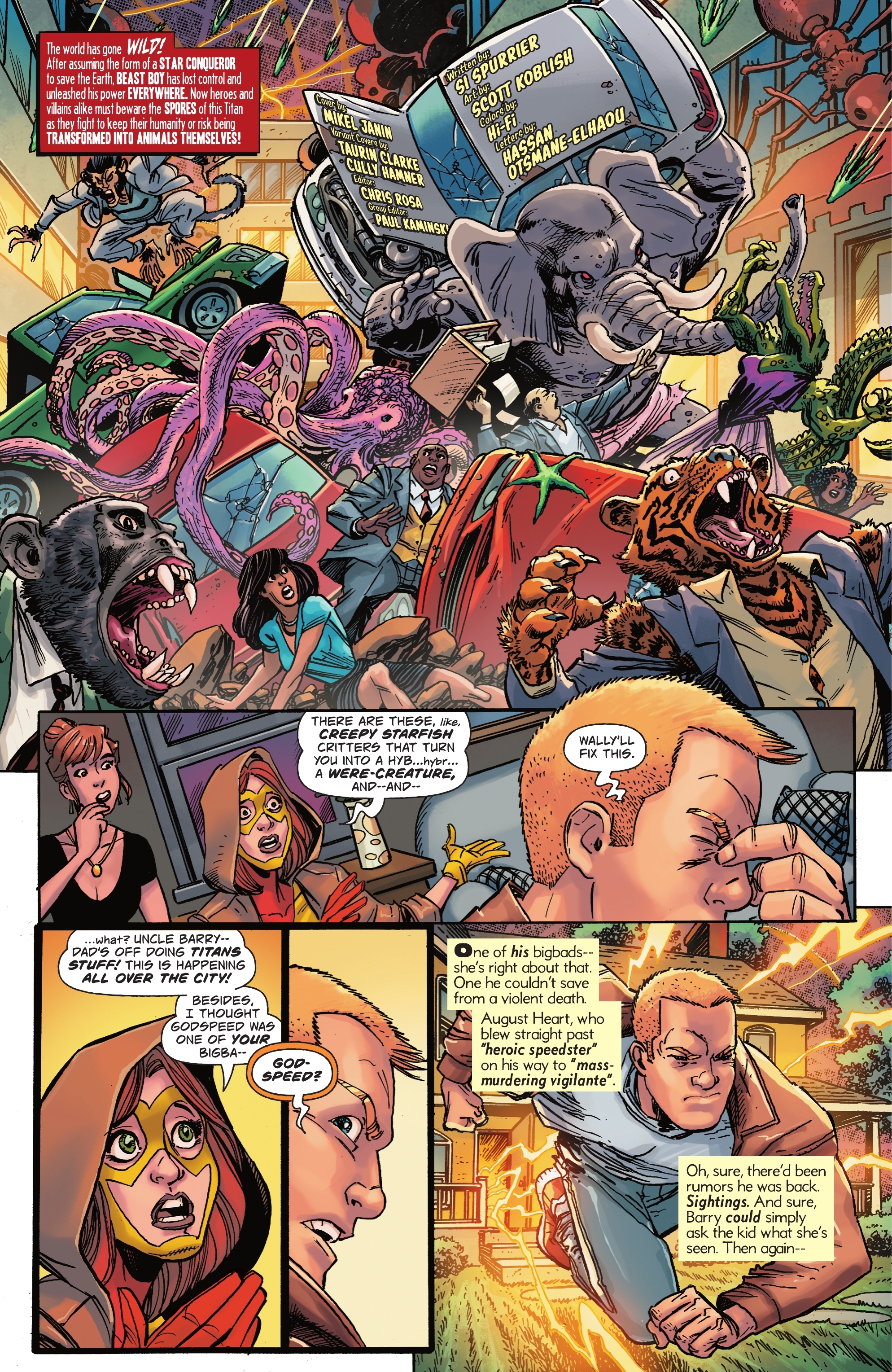 Titans: Beast World Tour - Central City (2023-) issue 1 - Page 4