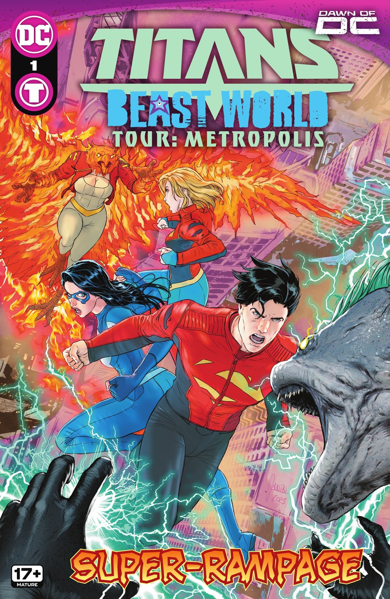 Titans: Beast World Tour - Metropolis (2023-): Chapter 1 - Page 1