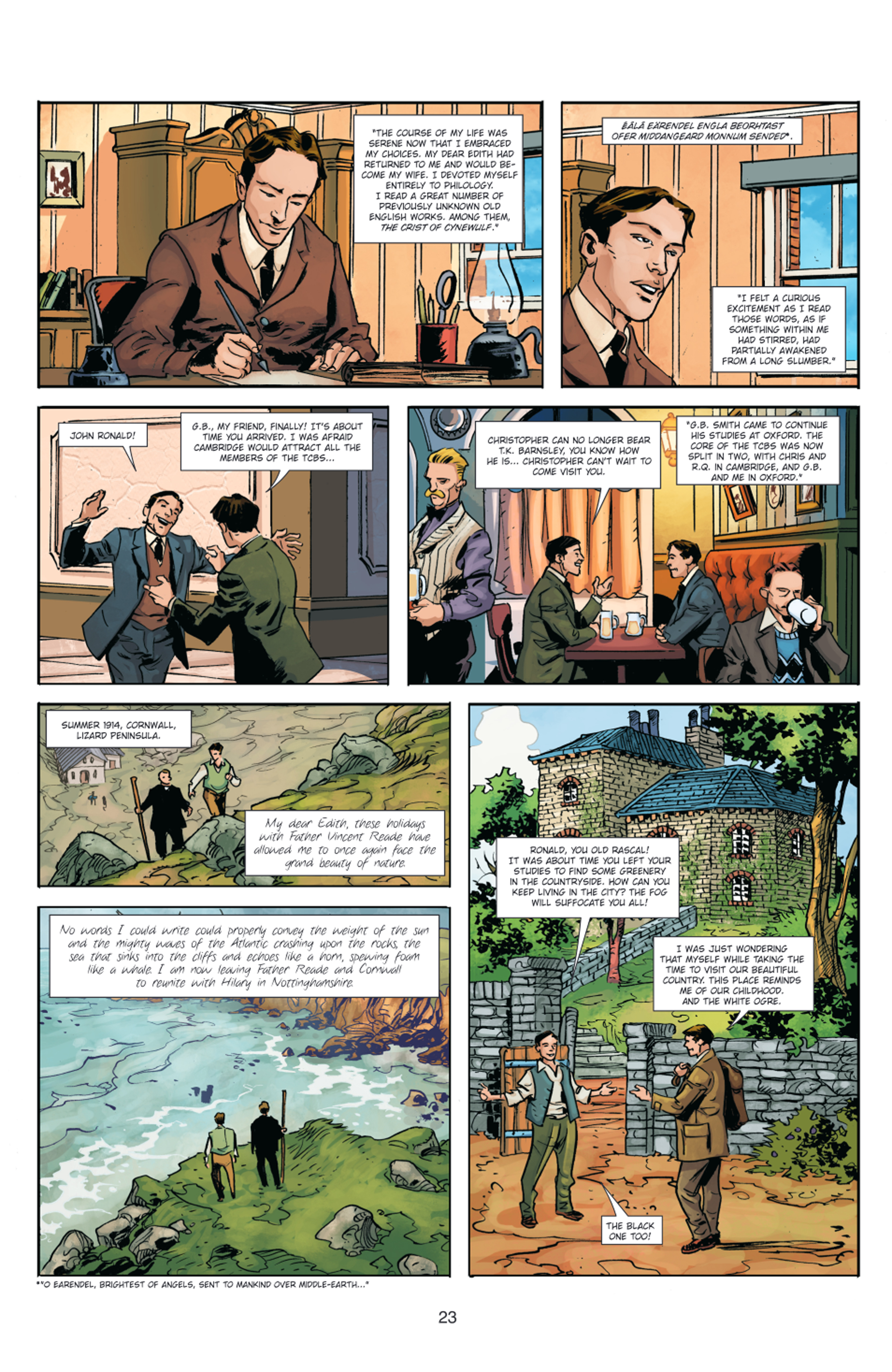 Tolkien: Lighting Up The Darkness (2024) issue GN - Page 25