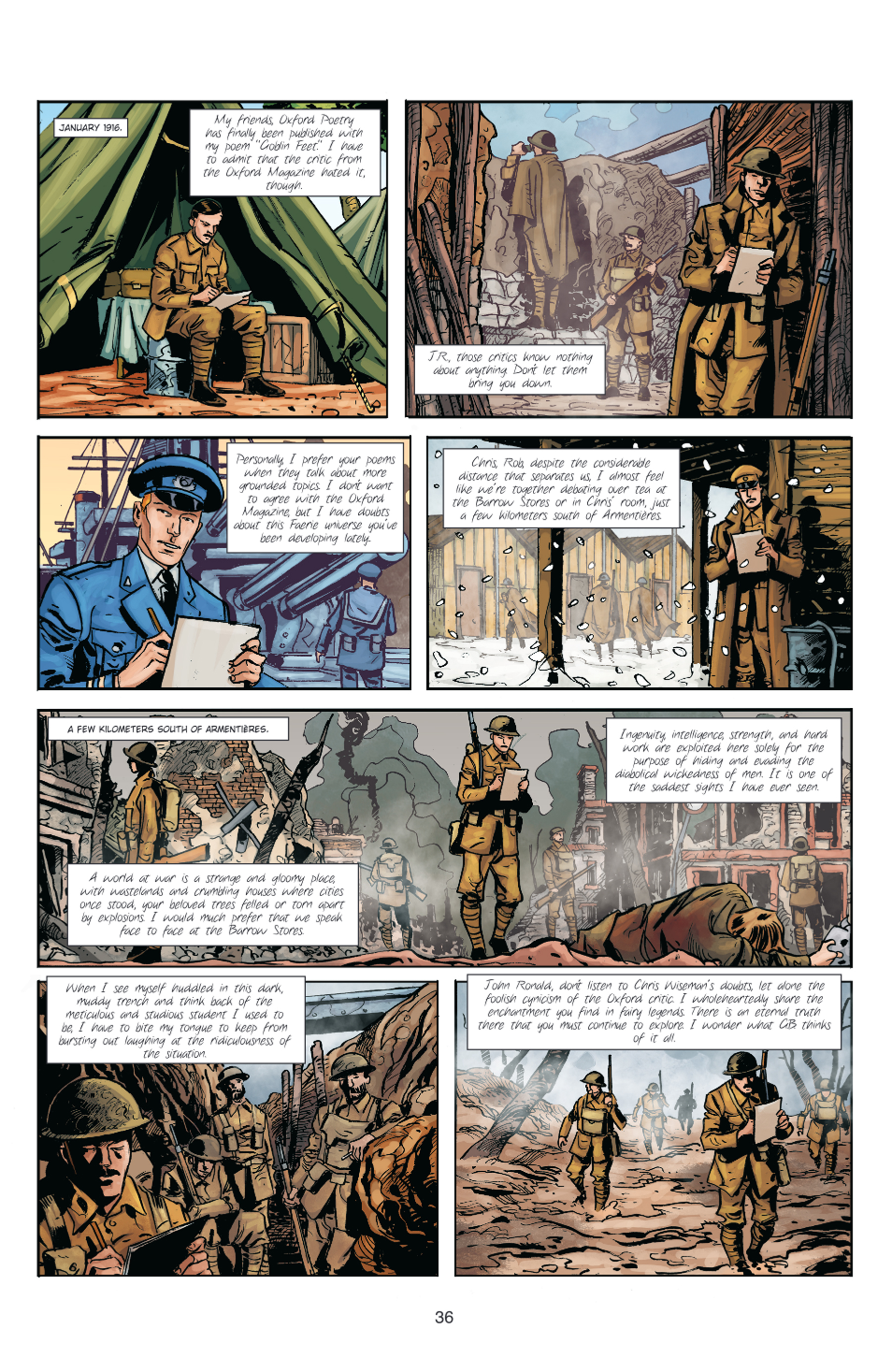 Tolkien: Lighting Up The Darkness (2024) issue GN - Page 38