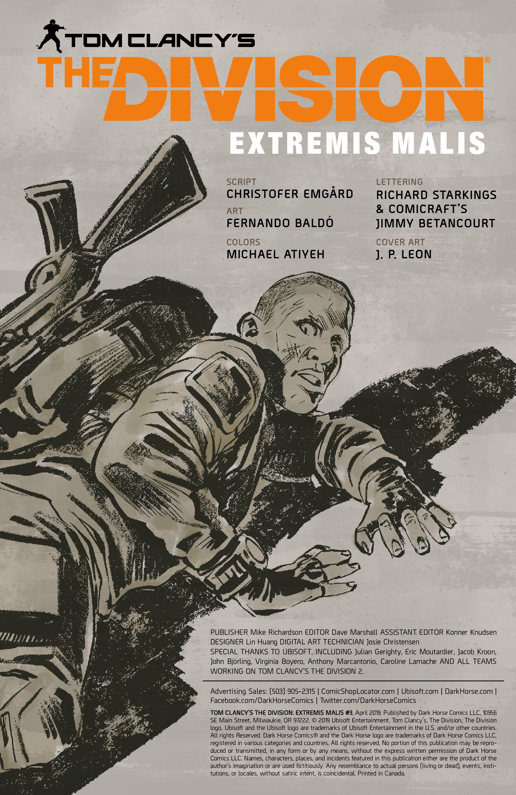 Tom Clancy's The Division: Extremis Malis (2019-): Chapter 3 - Page 2