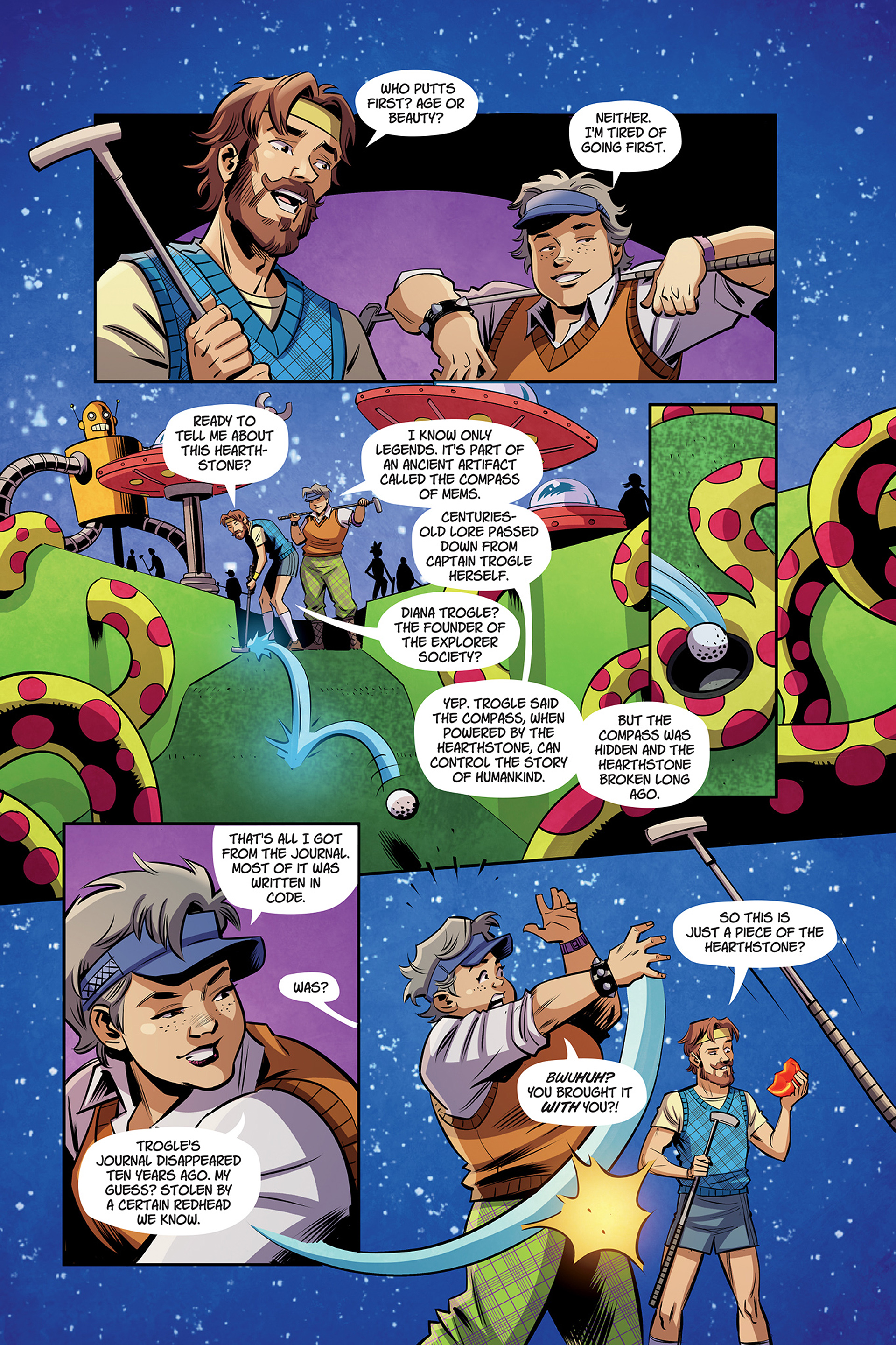 Trackers Presents: Captain Nick & The Explorer Society - Compass of Mems (2023) issue TP - Page 68