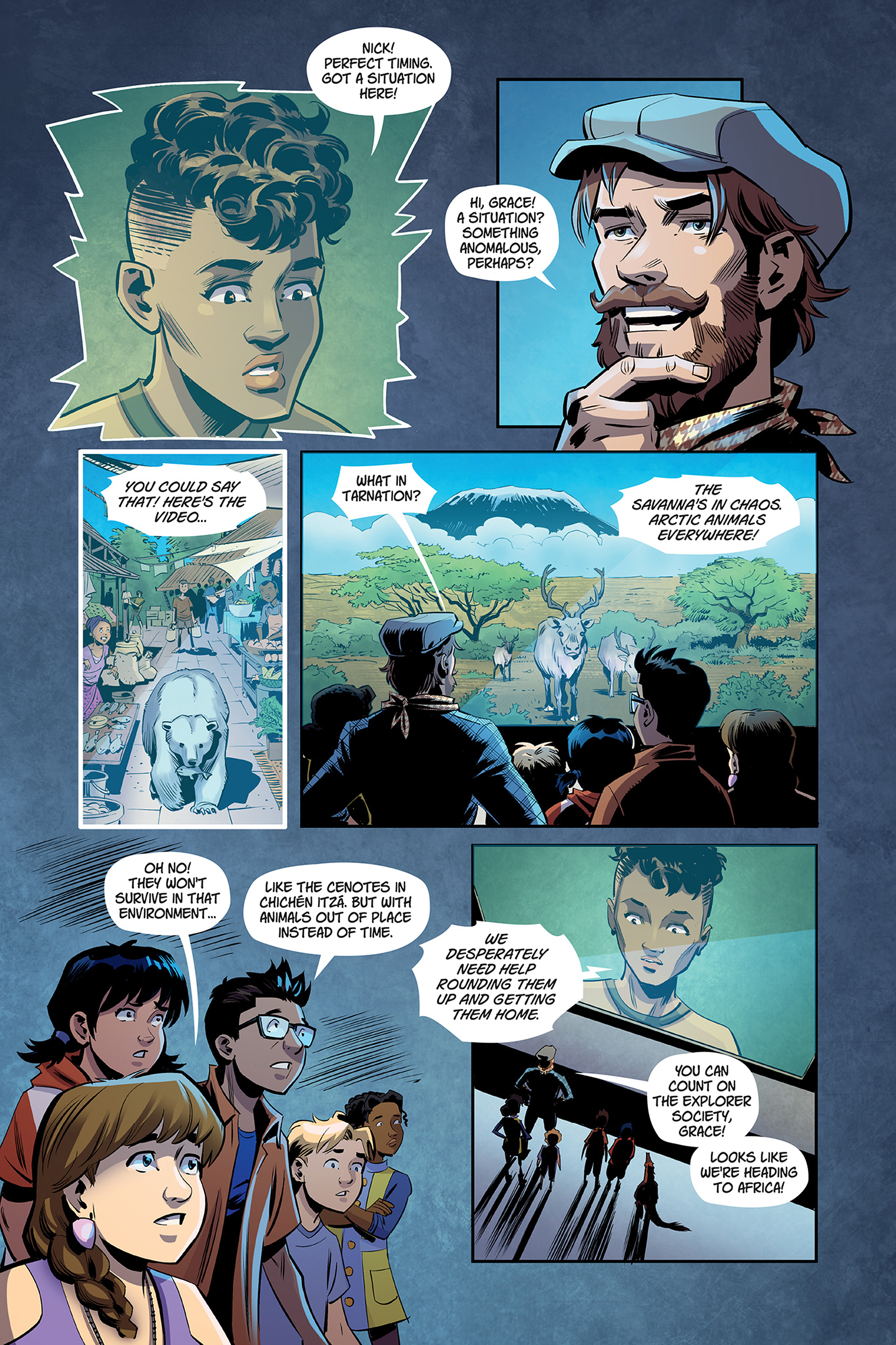 Trackers Presents: Captain Nick & The Explorer Society - Compass of Mems (2023) issue TP - Page 75