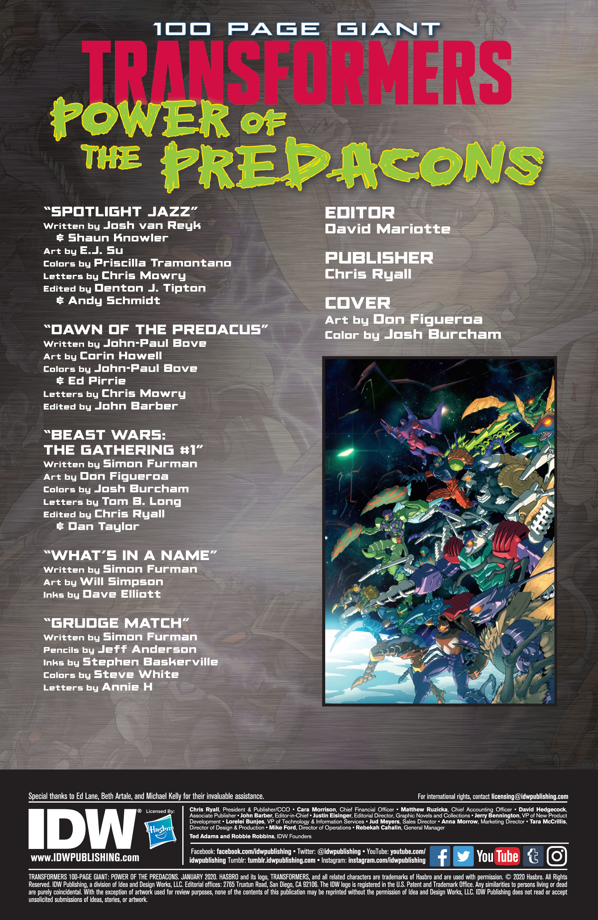 Transformers 100-Page Giant: Power of the Predacons (2020): Chapter 1 - Page 2