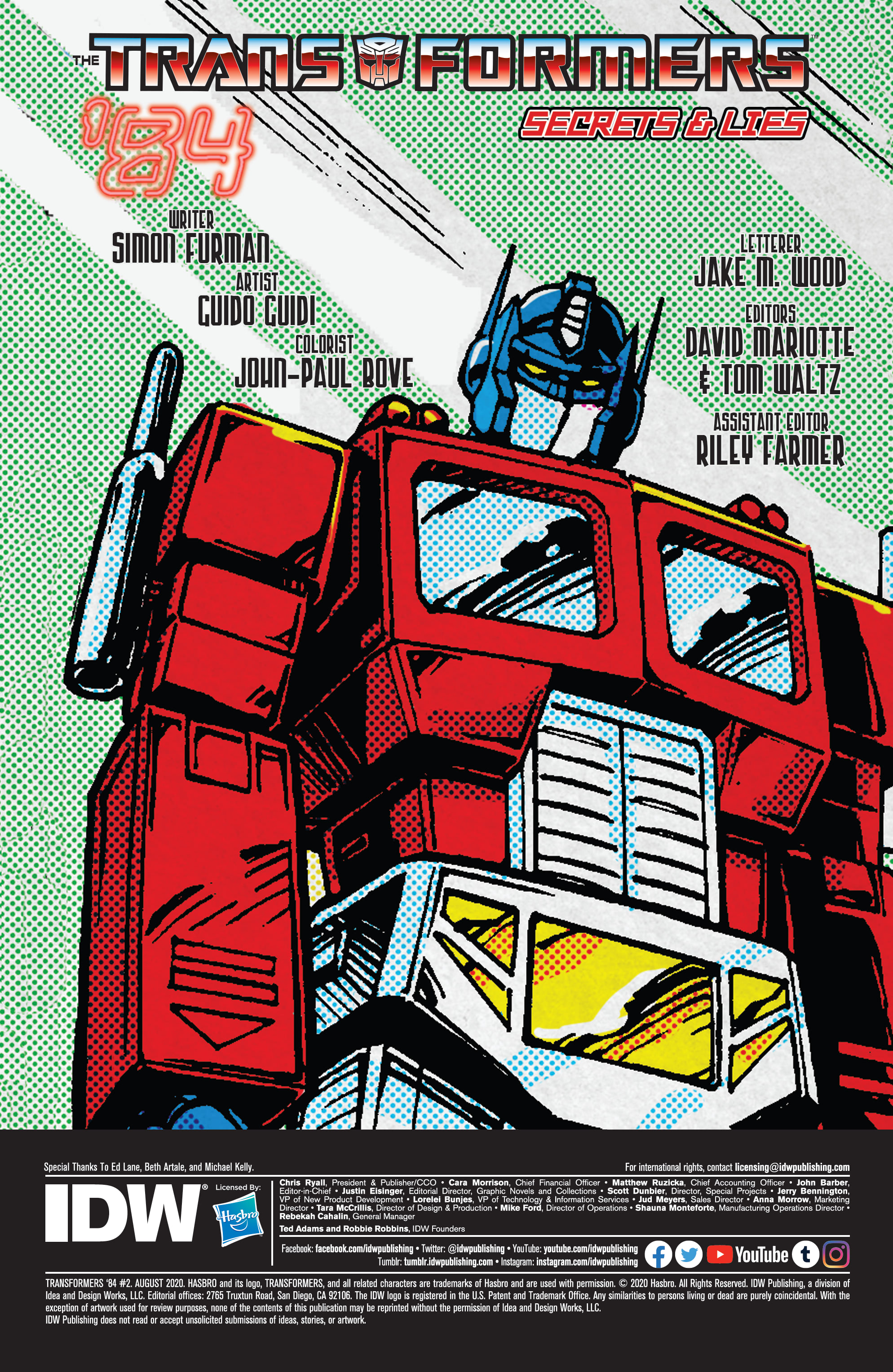 Transformers '84: Secrets and Lies (2020-): Chapter 2 - Page 2