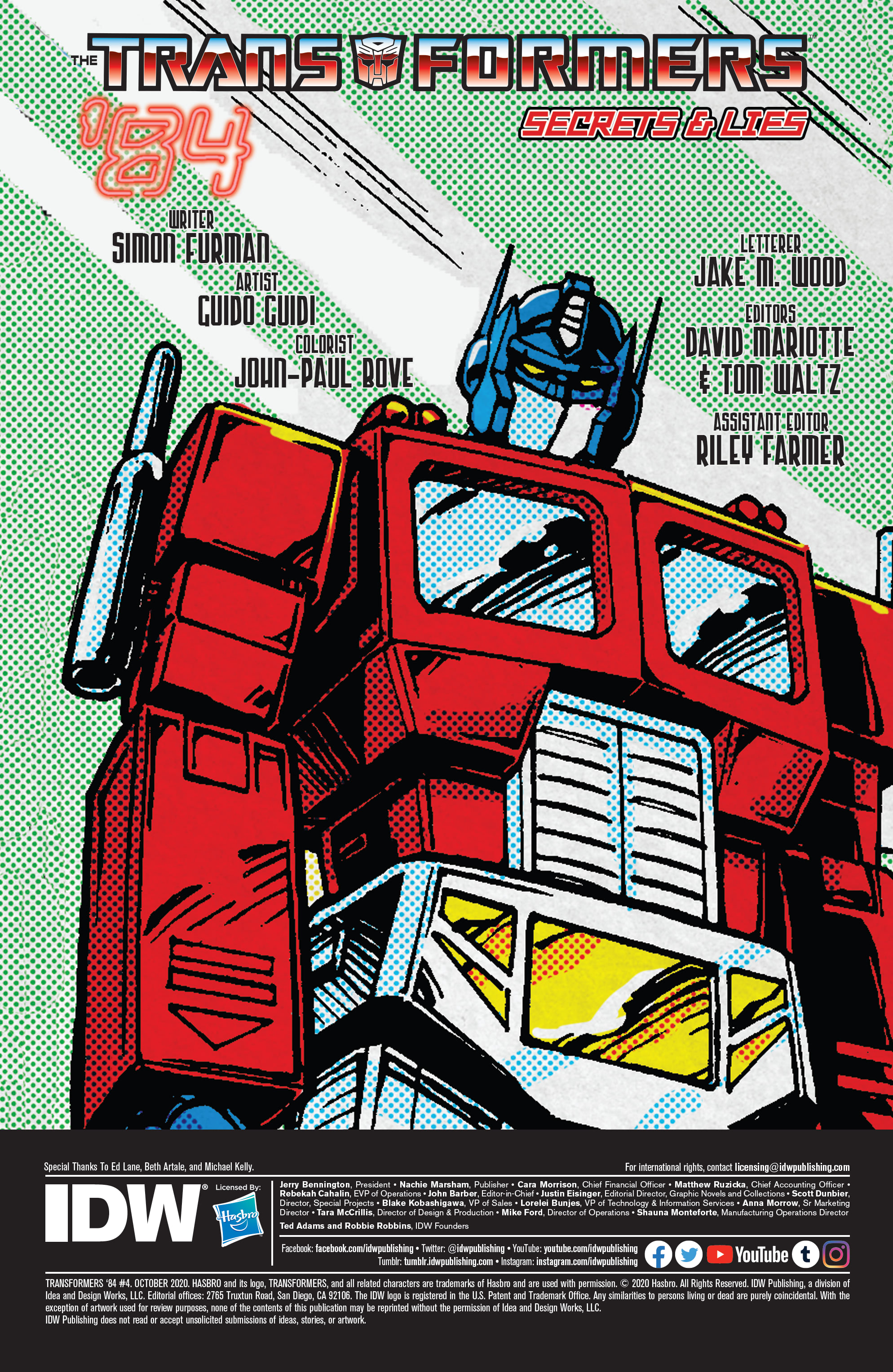 Transformers '84: Secrets and Lies (2020-): Chapter 4 - Page 2