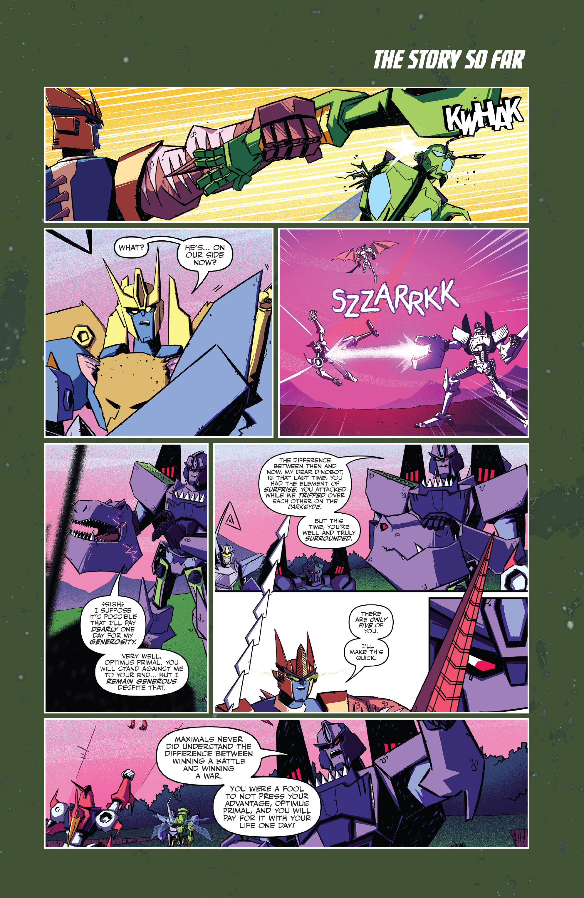 Transformers Beast Wars (2021) Chapter 7 Page 3