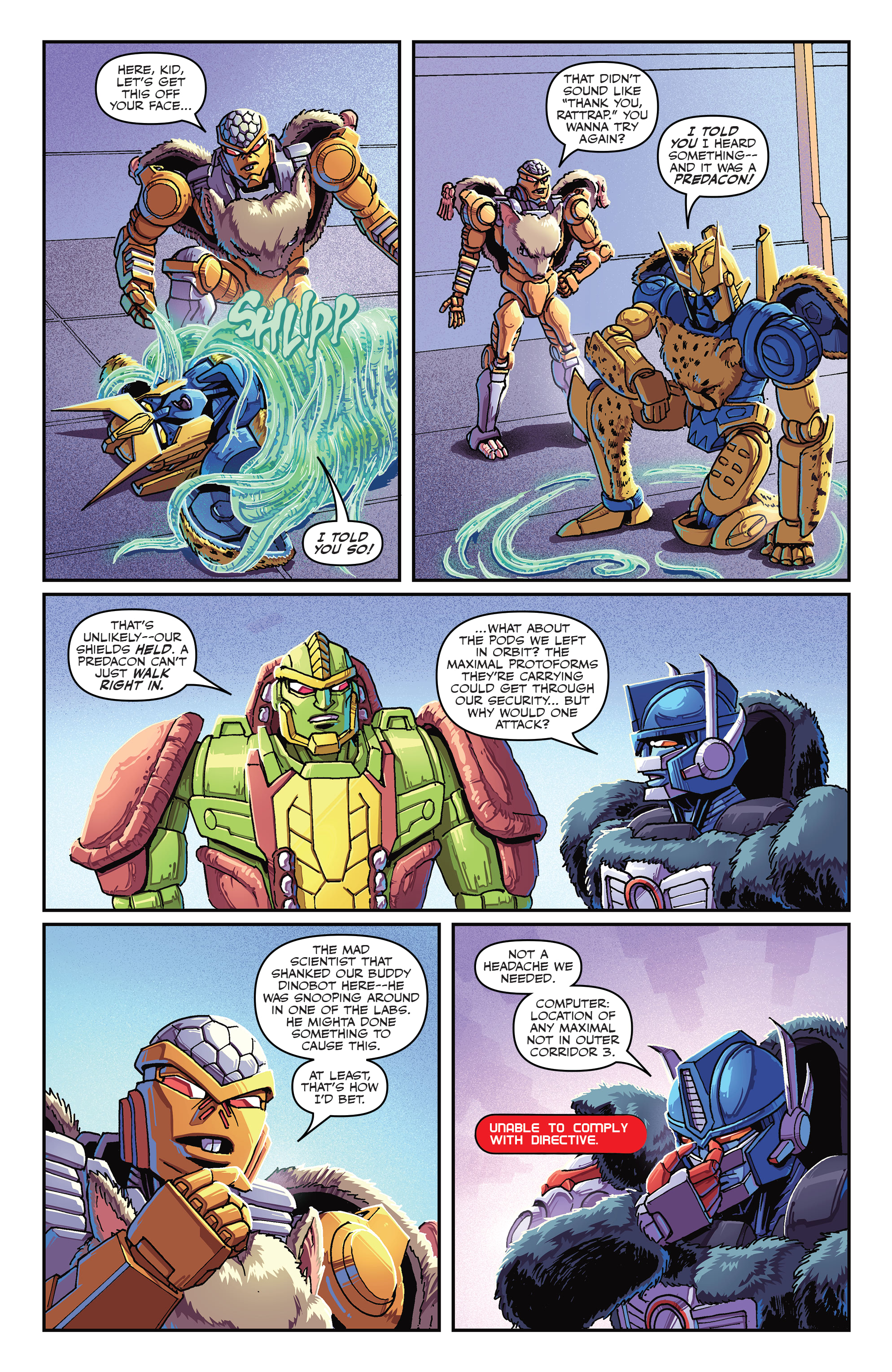 Transformers Beast Wars (2021) Chapter 8 Page 1