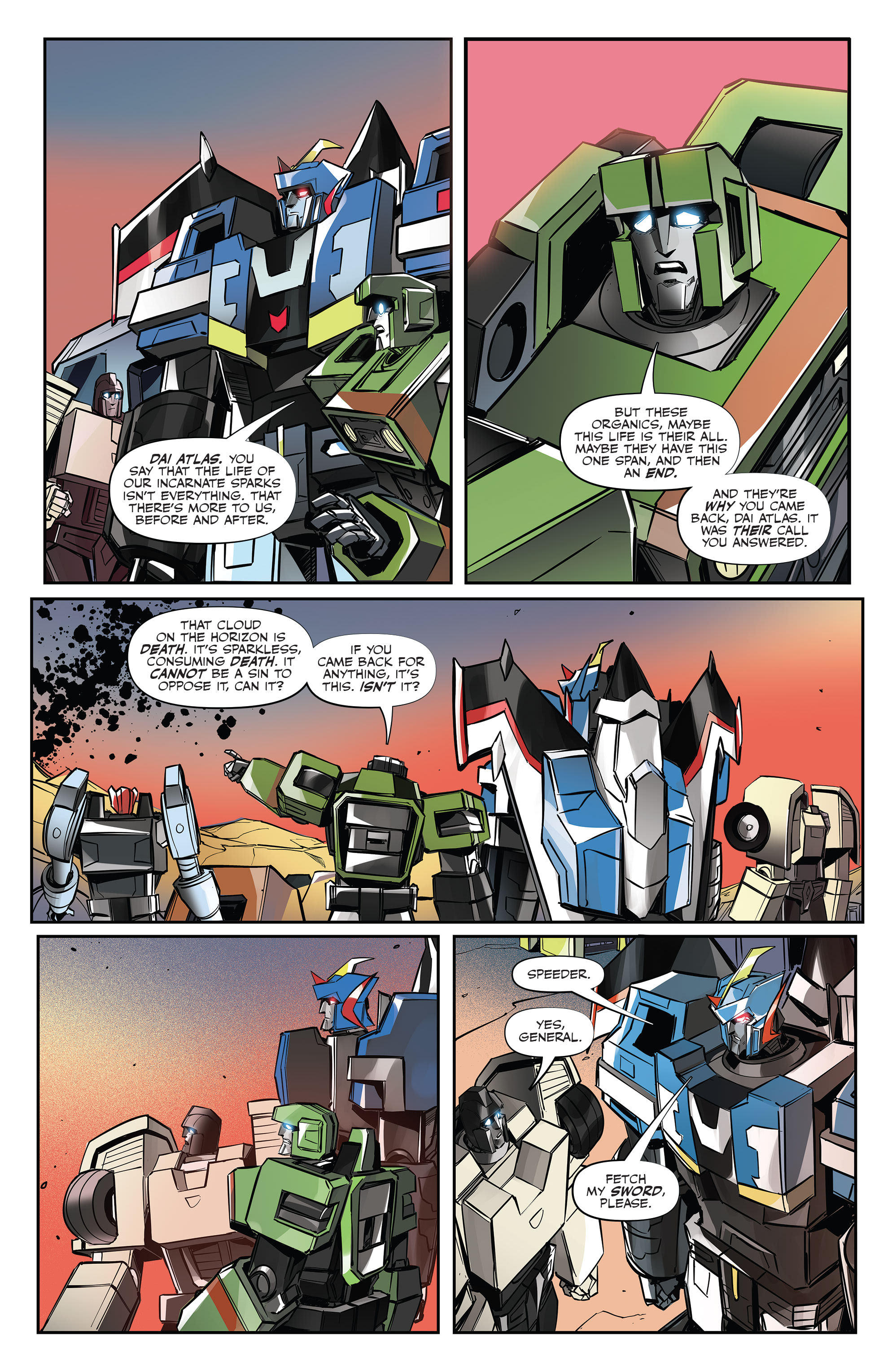 Transformers Escape (2020) Chapter 4 Page 1