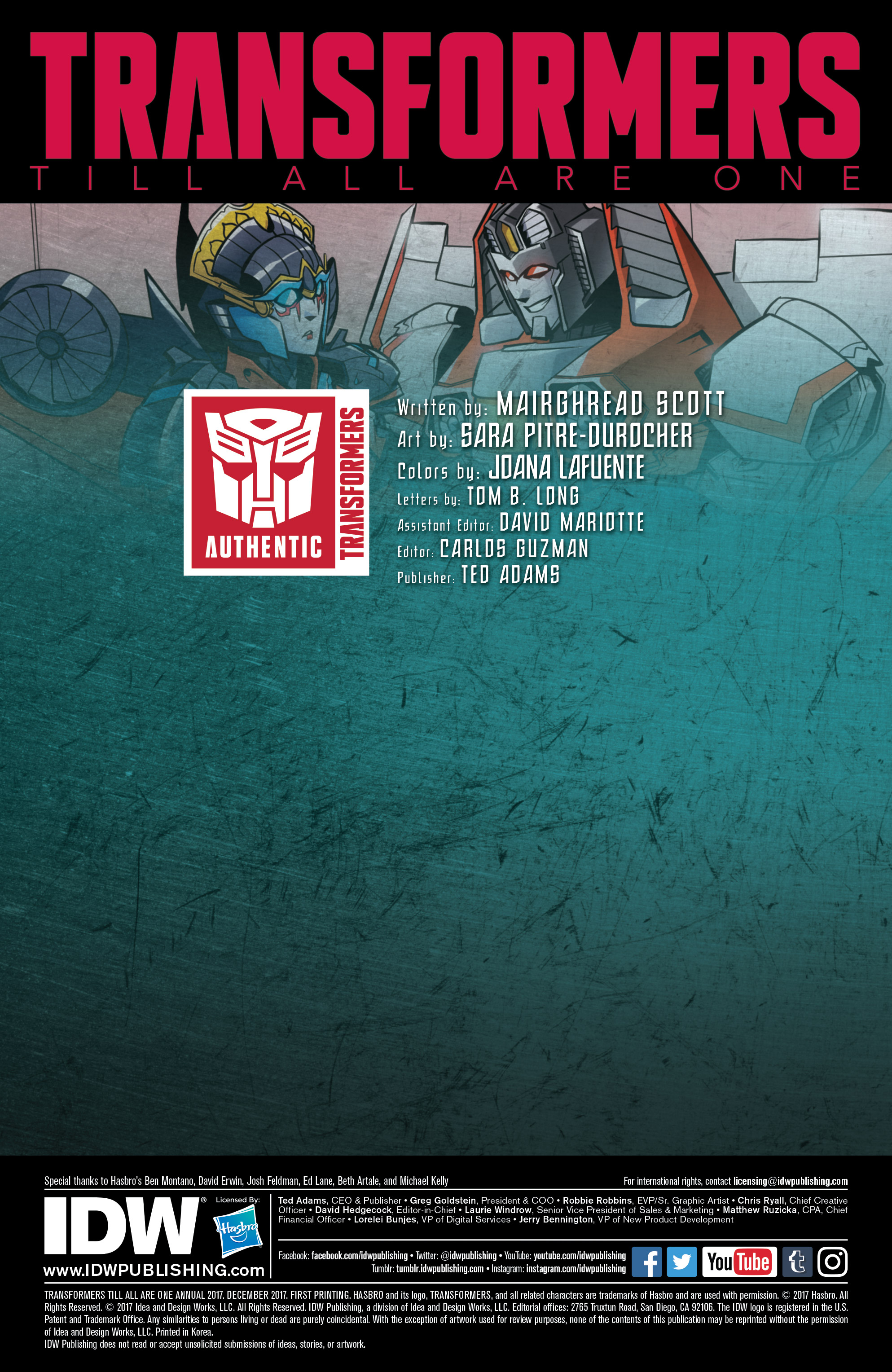 Transformers: Till All Are One (2016-): Chapter Annual1 - Page 2
