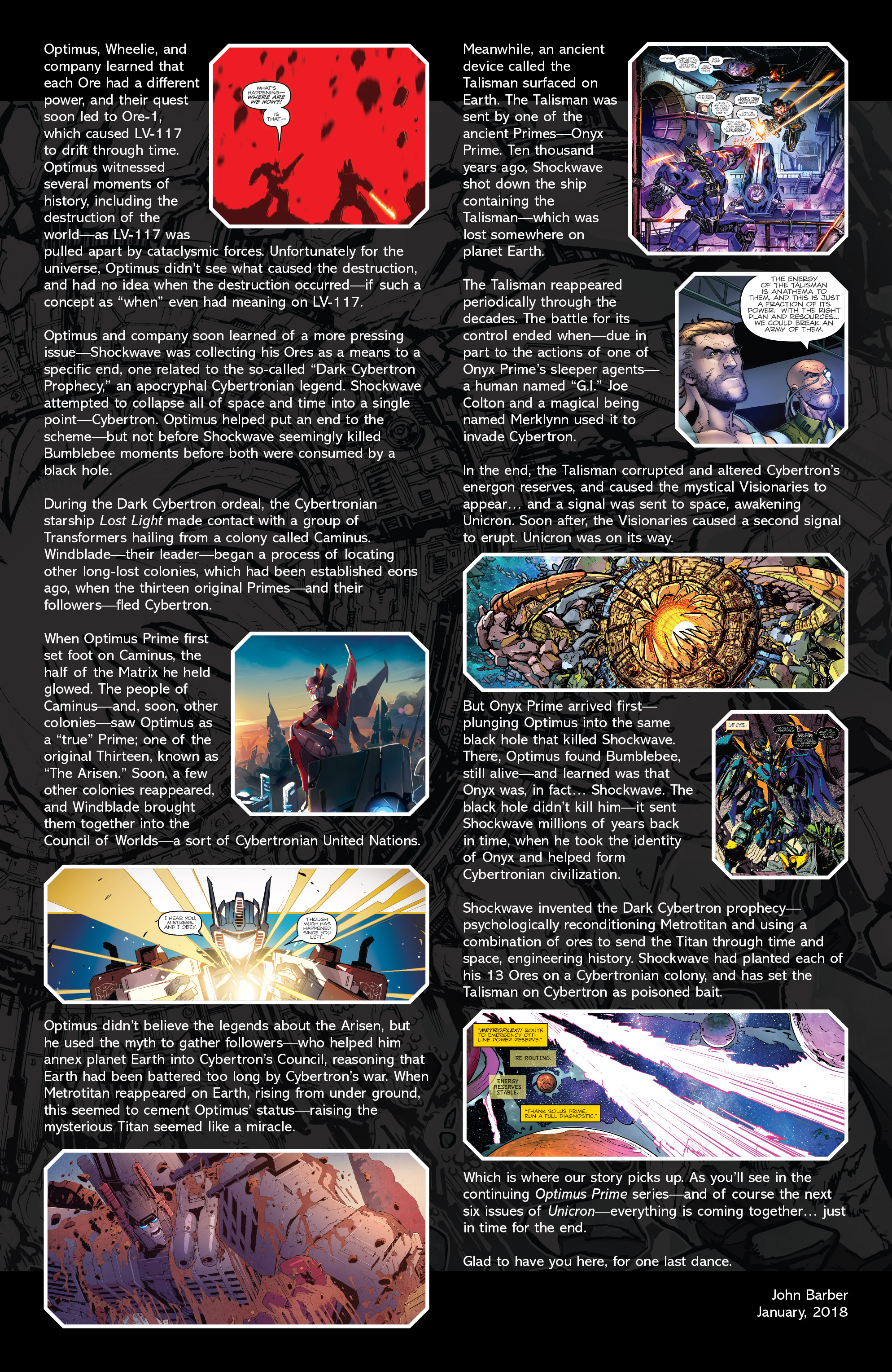 Transformers: Unicron (2018-) issue 0 - Page 25