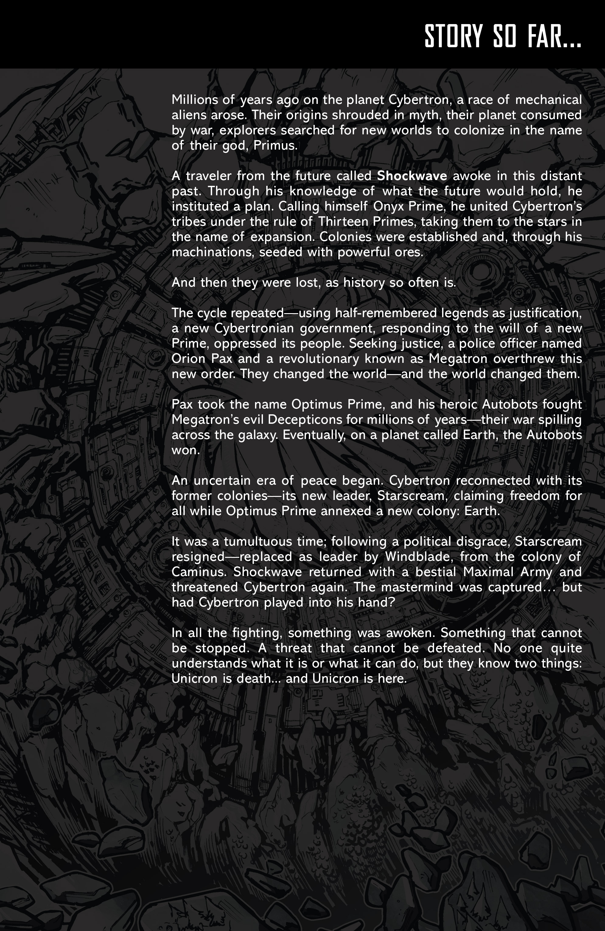 Transformers: Unicron (2018-): Chapter 1 - Page 3