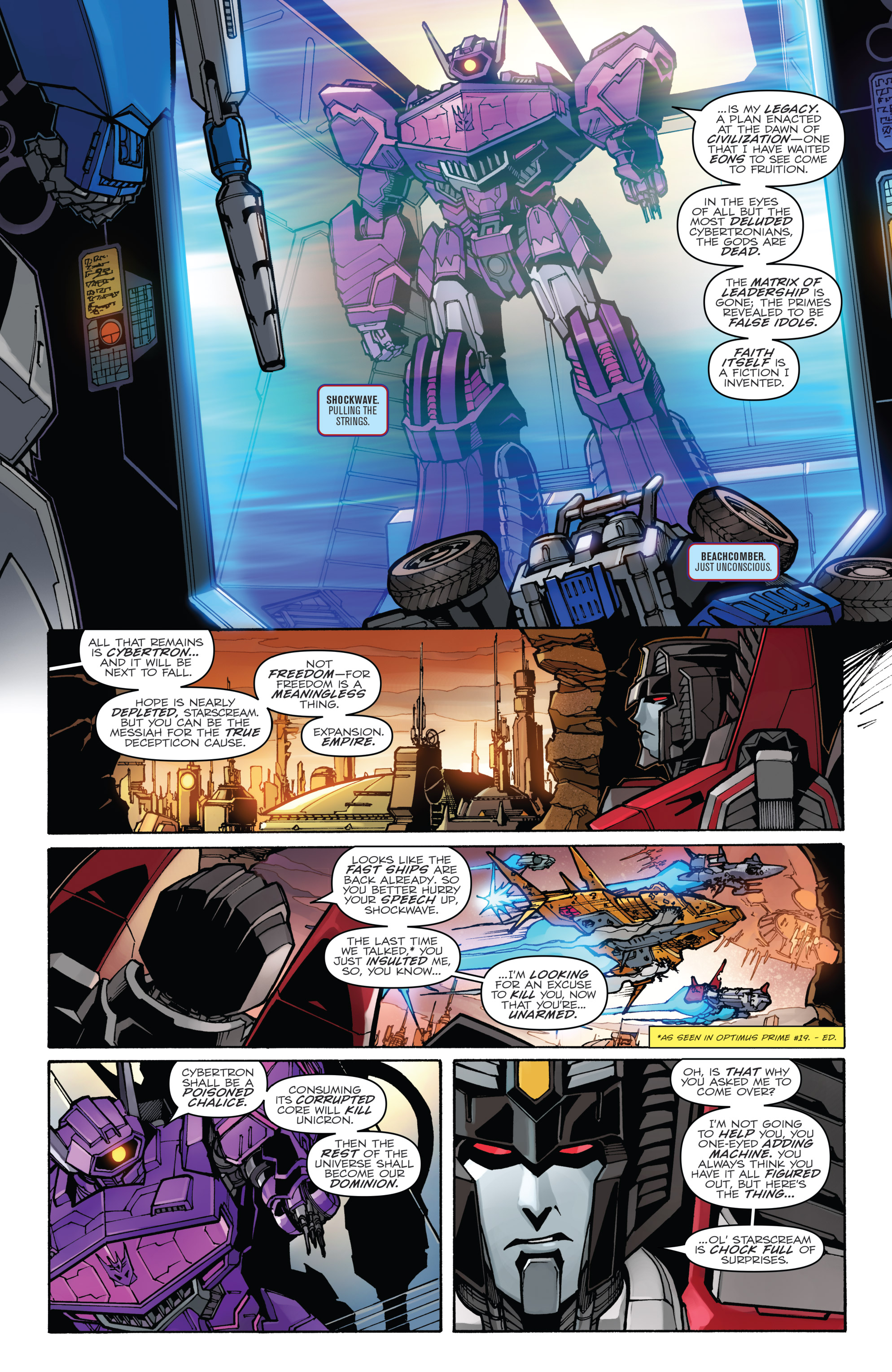 Transformers: Unicron (2018-) issue 1 - Page 21