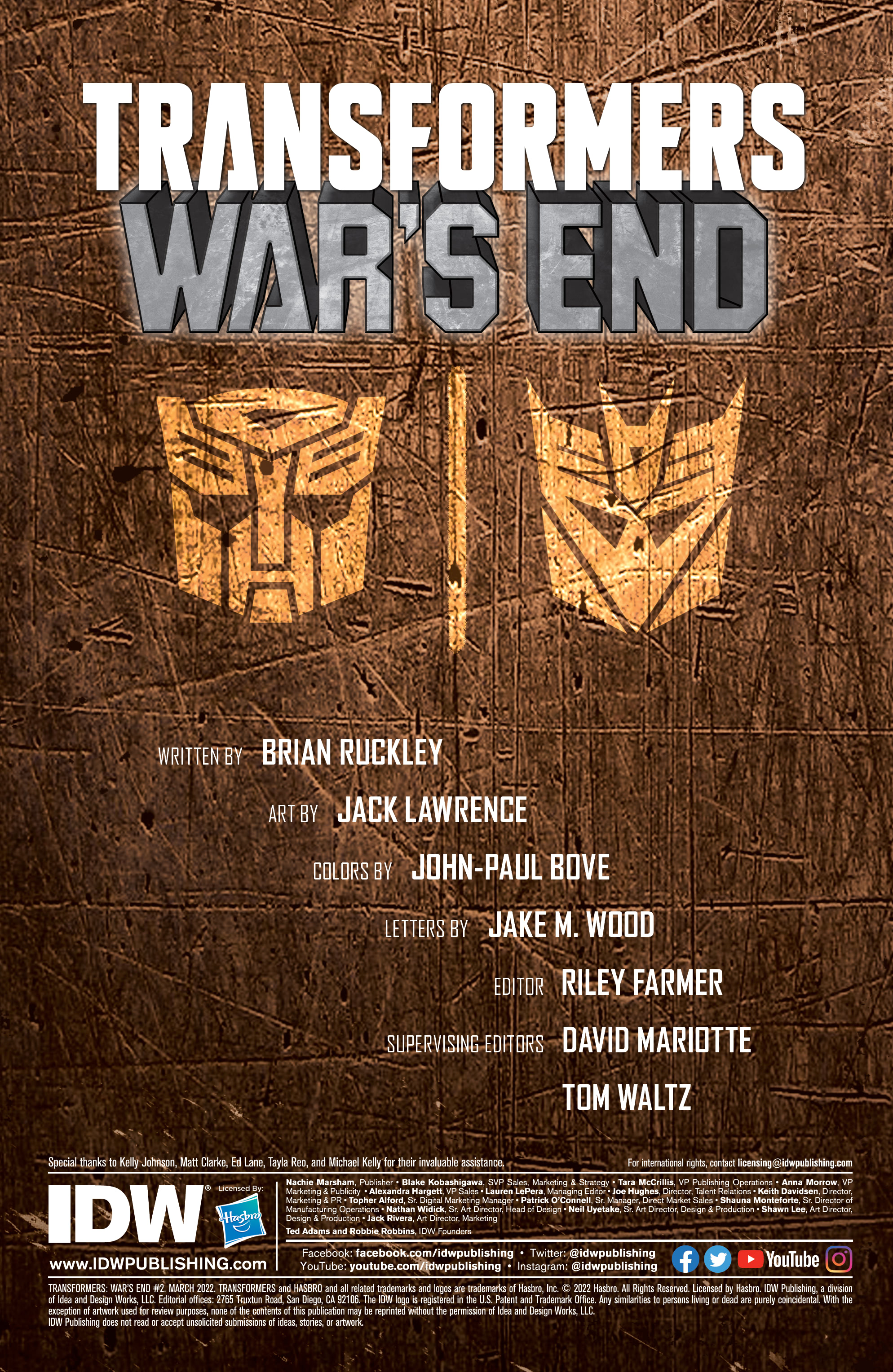 Transformers: War's End (2022-): Chapter 2 - Page 2