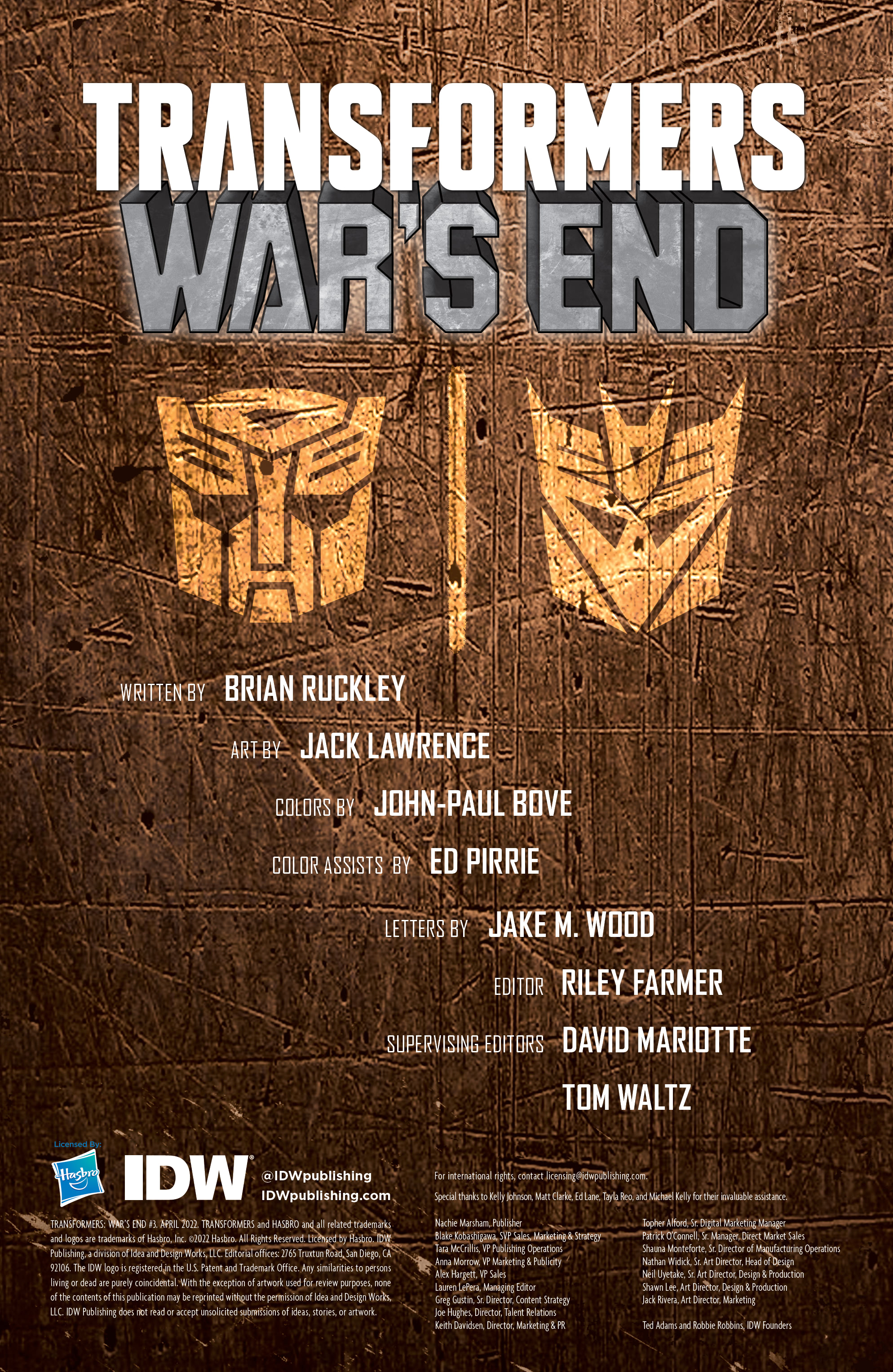 Transformers: War's End (2022-): Chapter 3 - Page 2