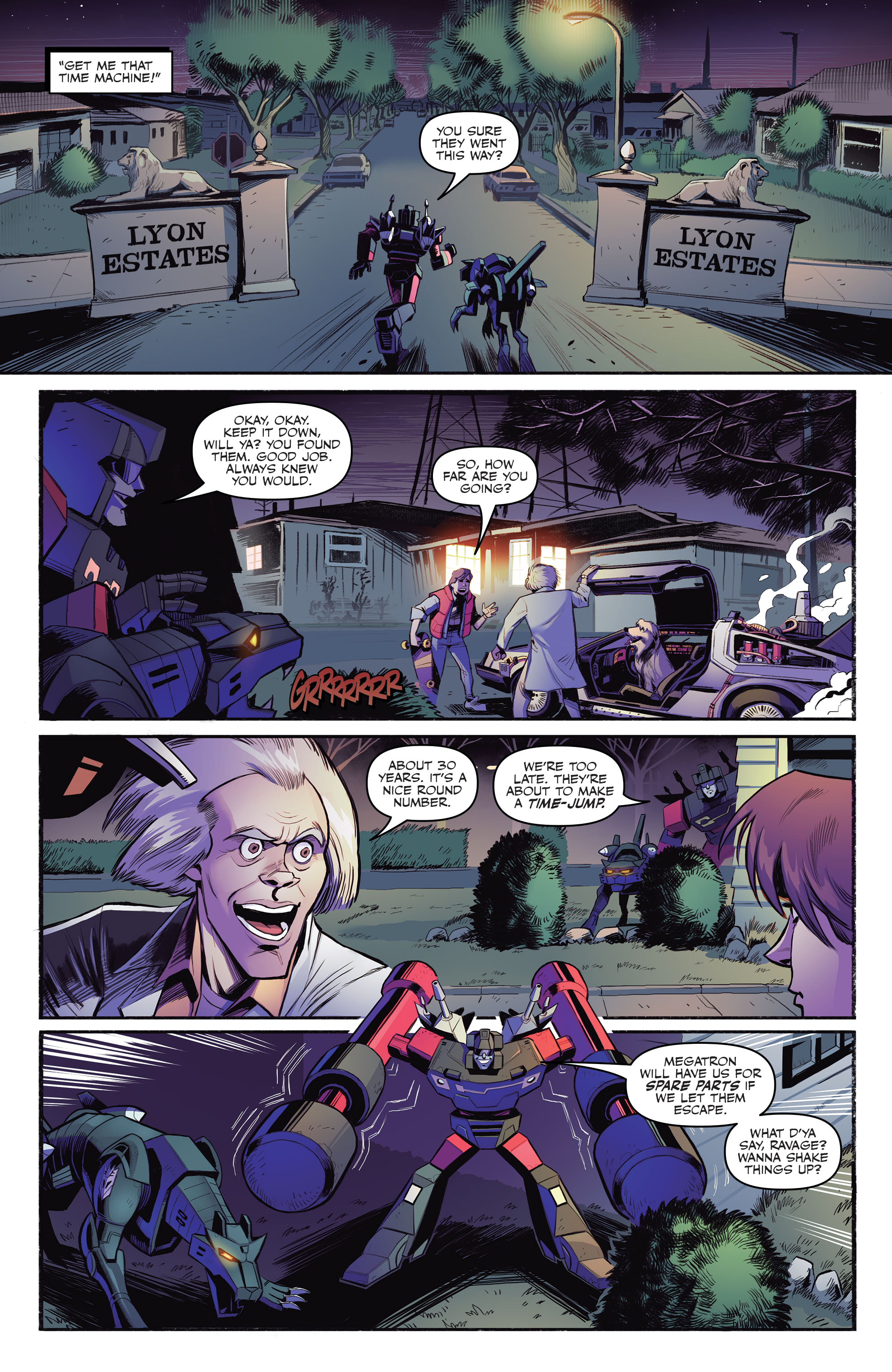 Transformers/Back to the Future (2020-) issue 1 - Page 8