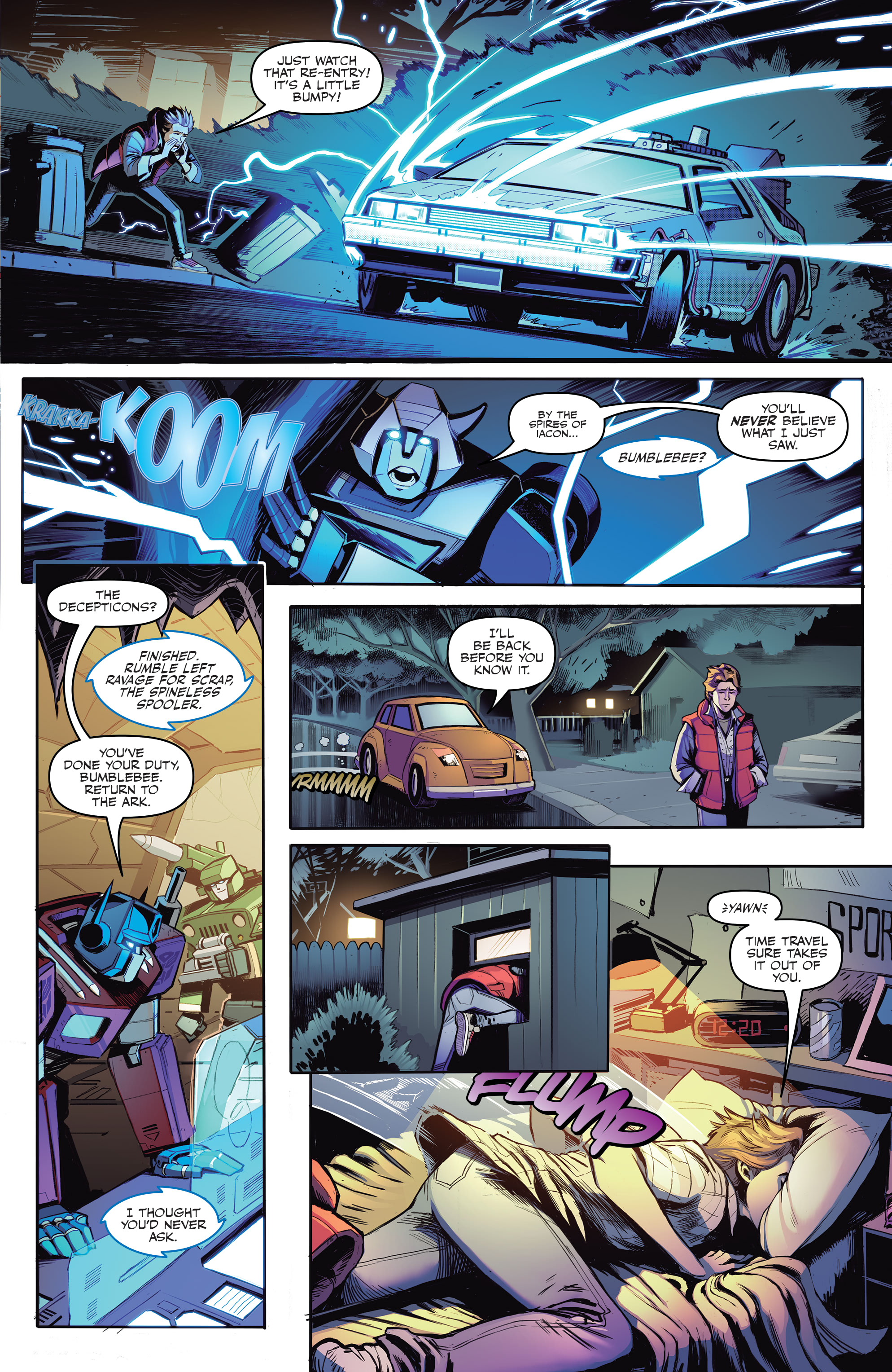 Transformers/Back to the Future (2020-) issue 1 - Page 13