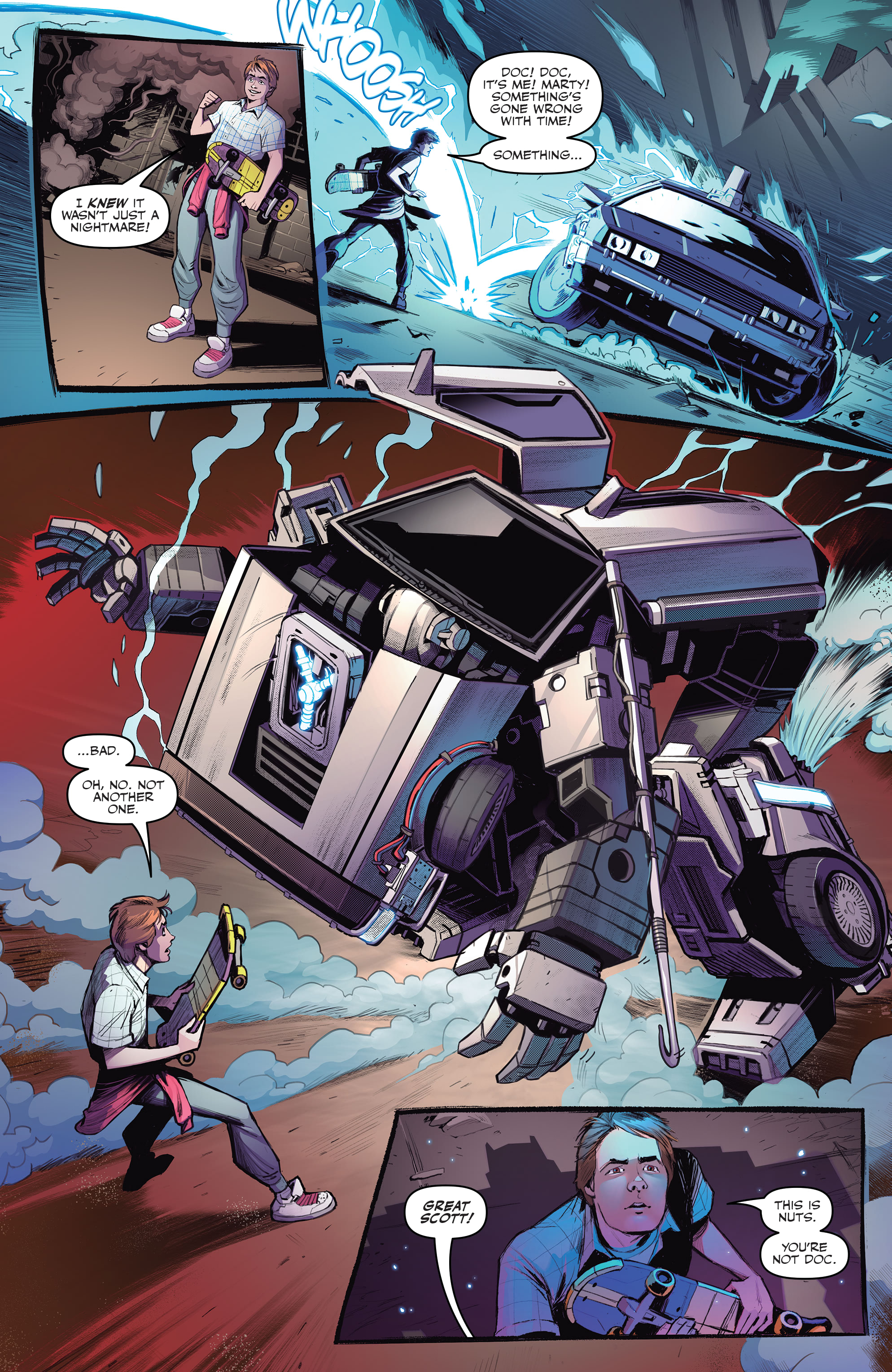 Transformers/Back to the Future (2020-) issue 1 - Page 22