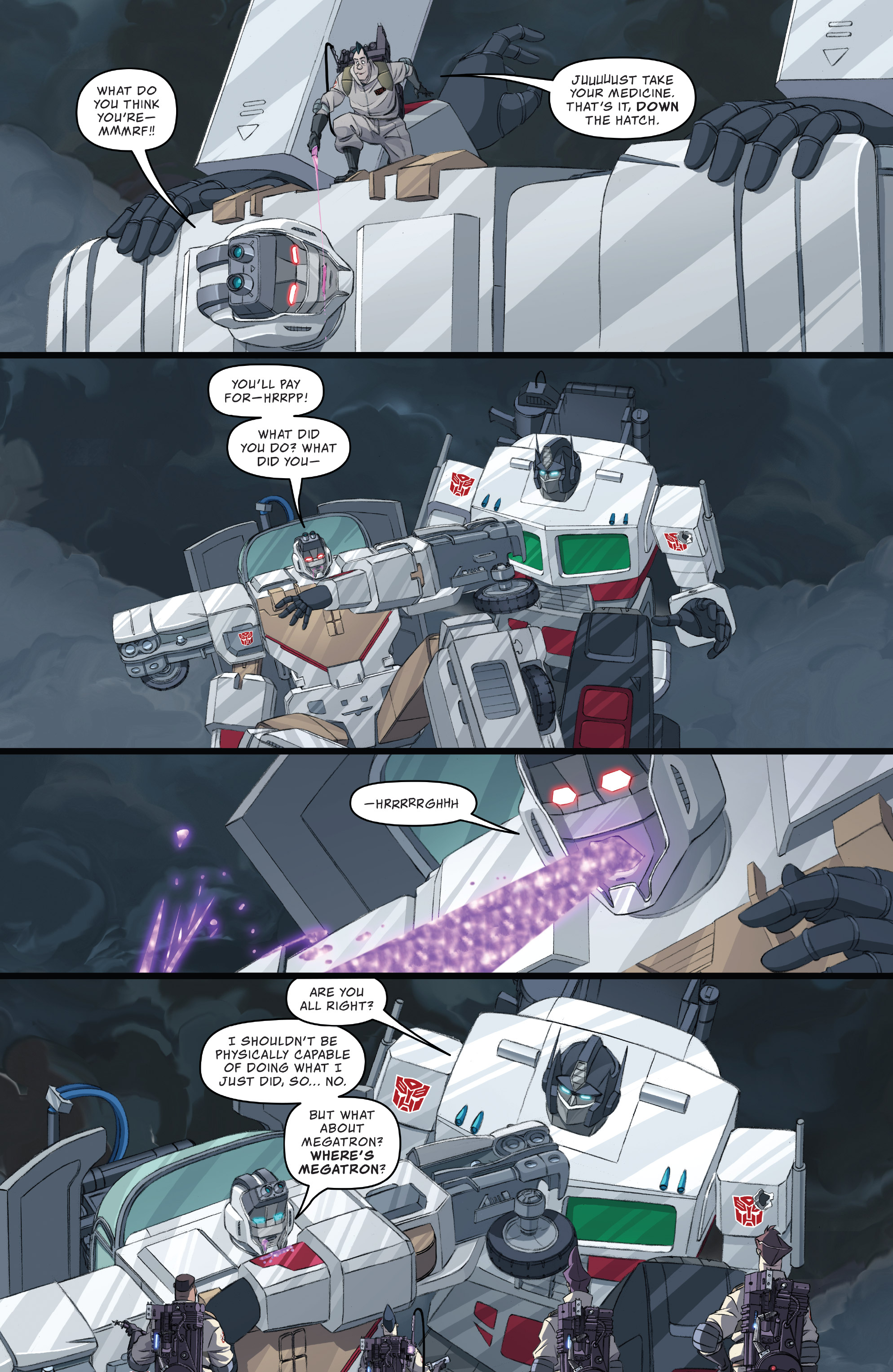 Transformers x on sale ghostbusters comic