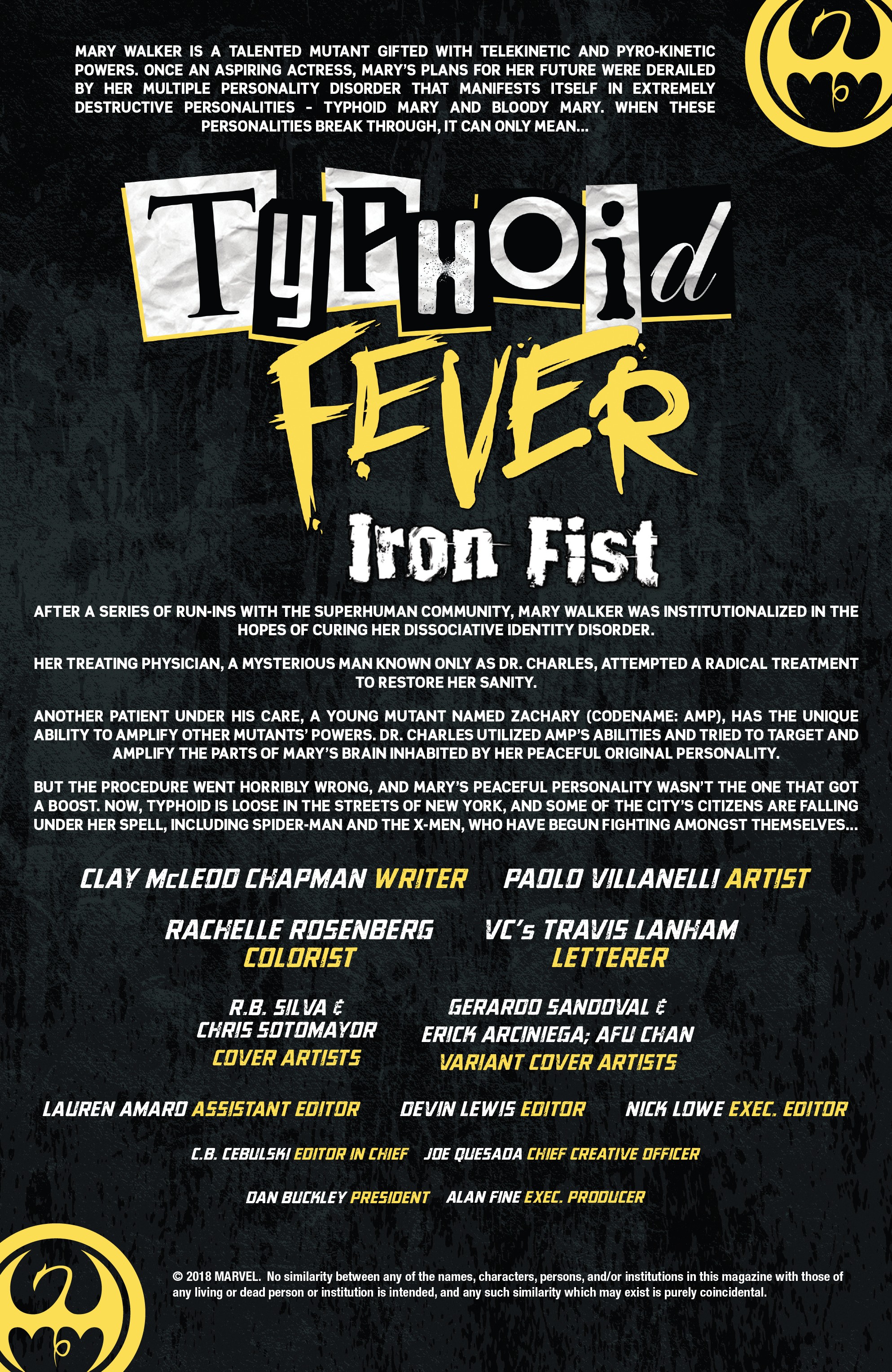 Typhoid Fever: Iron Fist (2018): Chapter 1 - Page 2