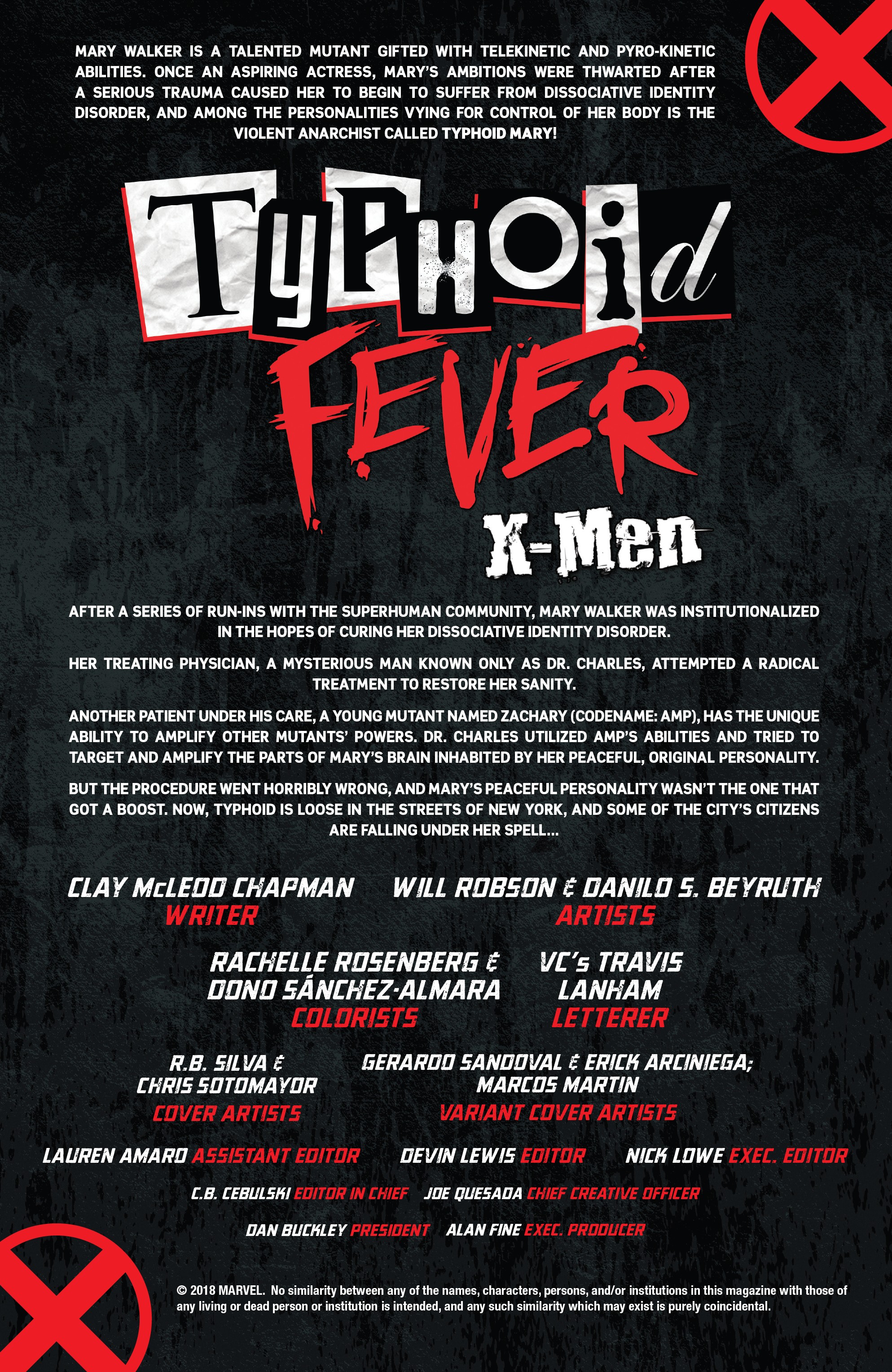 Typhoid Fever: X-Men (2018): Chapter 1 - Page 2