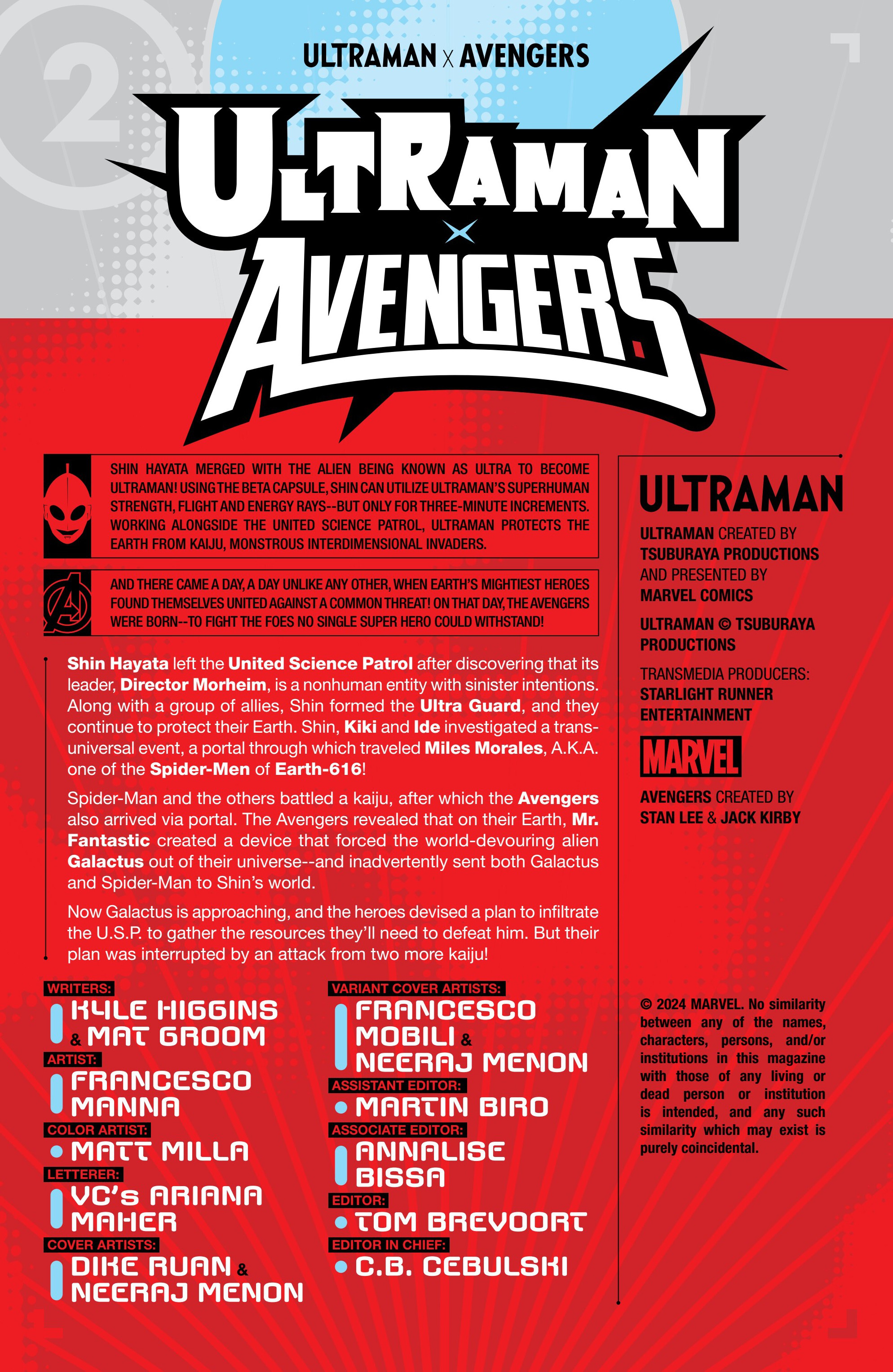 Ultraman X Avengers (2024-) issue 2 - Page 3