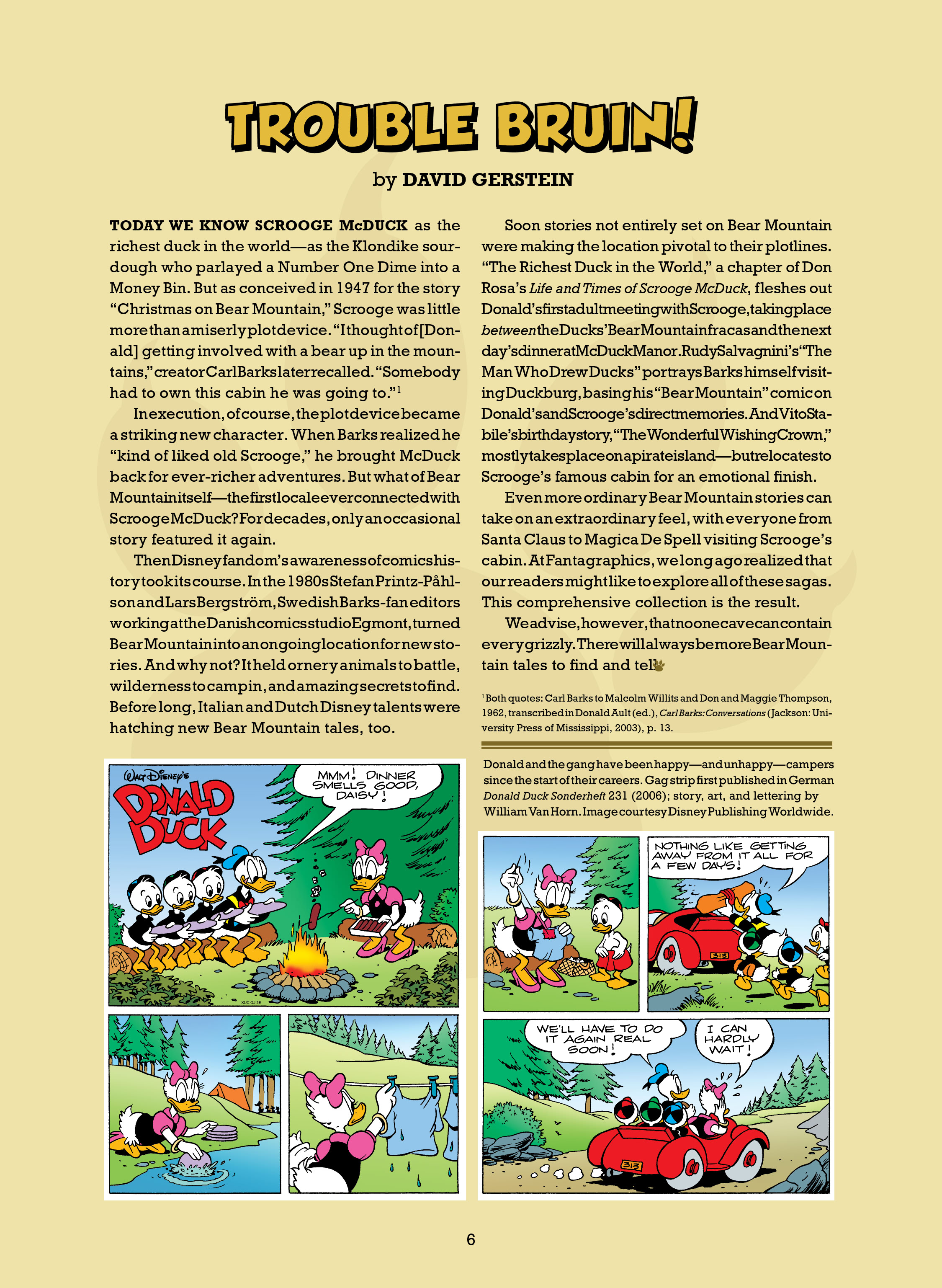 Uncle Scrooge and Donald Duck: Bear Mountain Tales (2022) issue 1 - Page 6