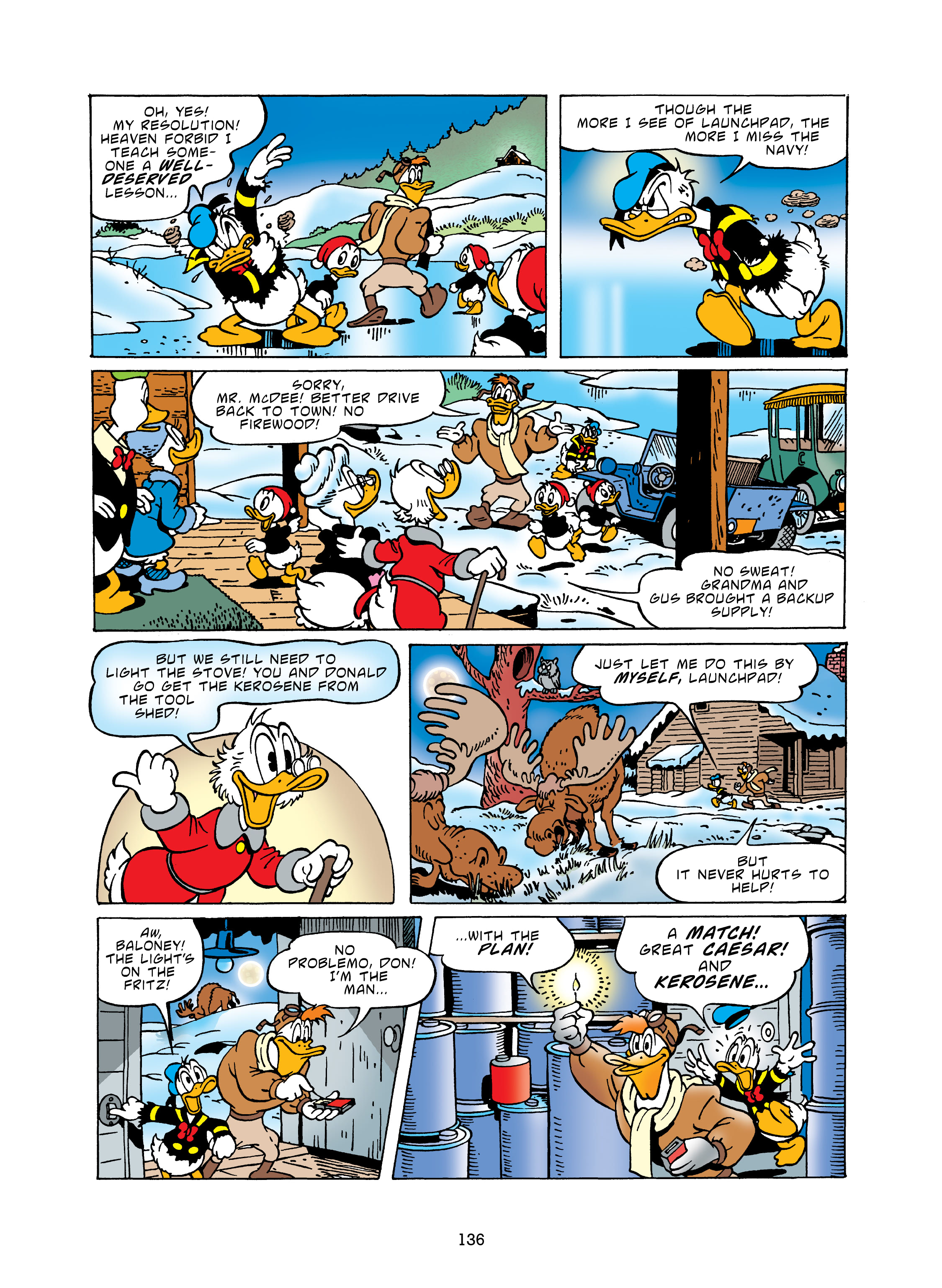 Uncle Scrooge and Donald Duck: Bear Mountain Tales (2022) issue 1 - Page 136