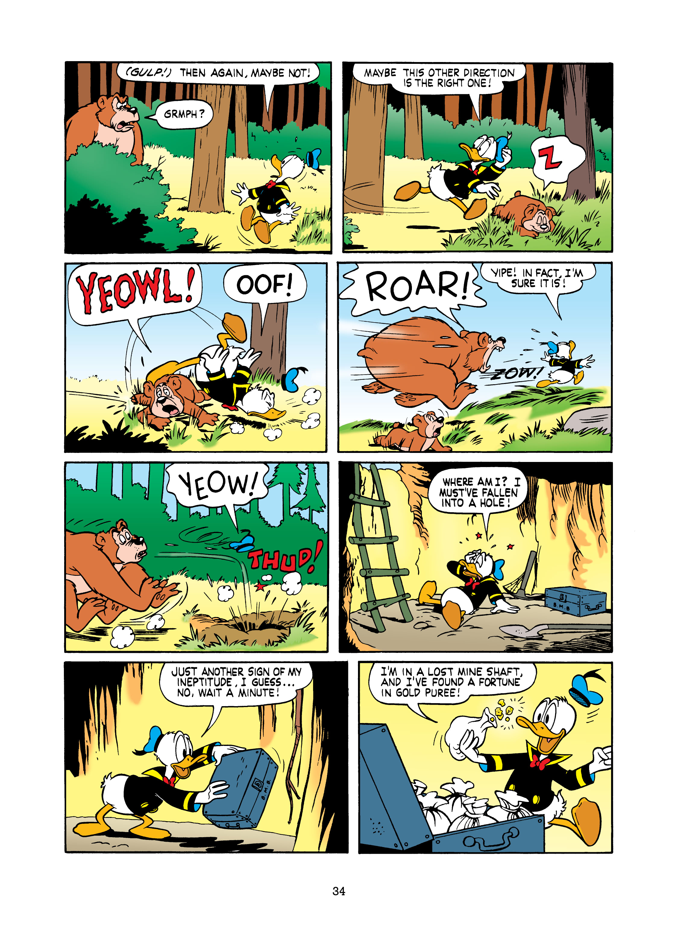 Uncle Scrooge and Donald Duck: Bear Mountain Tales (2022) issue 1 - Page 34