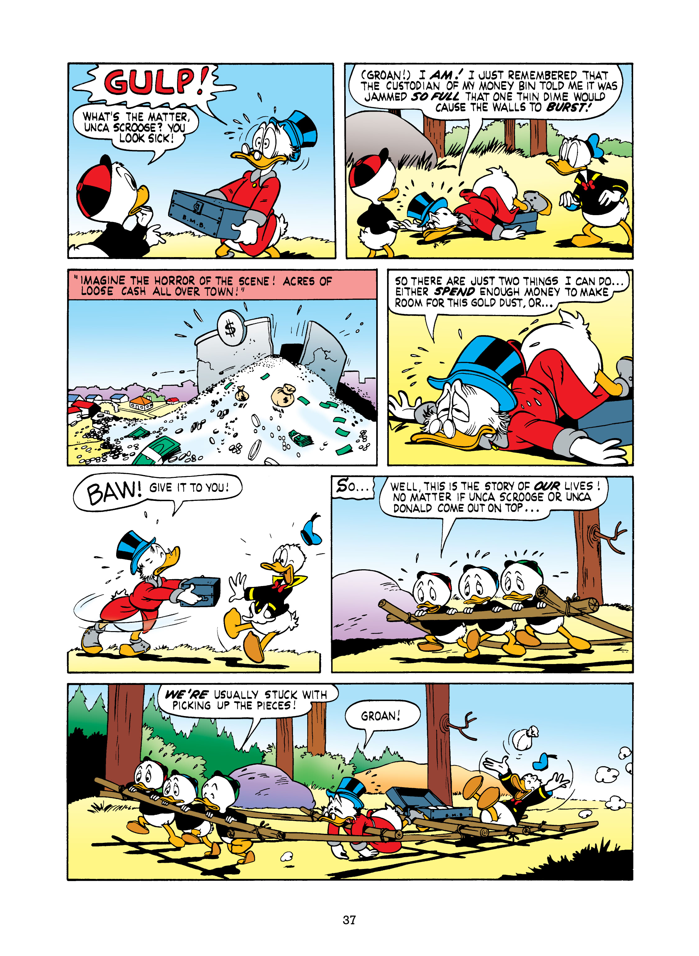 Uncle Scrooge and Donald Duck: Bear Mountain Tales (2022) issue 1 - Page 37