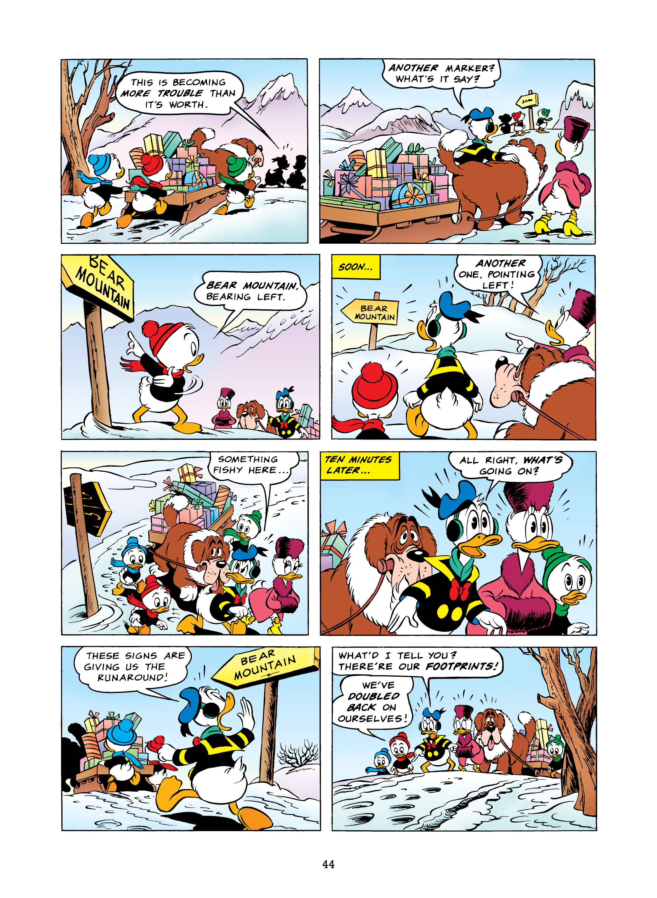 Uncle Scrooge and Donald Duck: Bear Mountain Tales (2022) issue 1 - Page 44