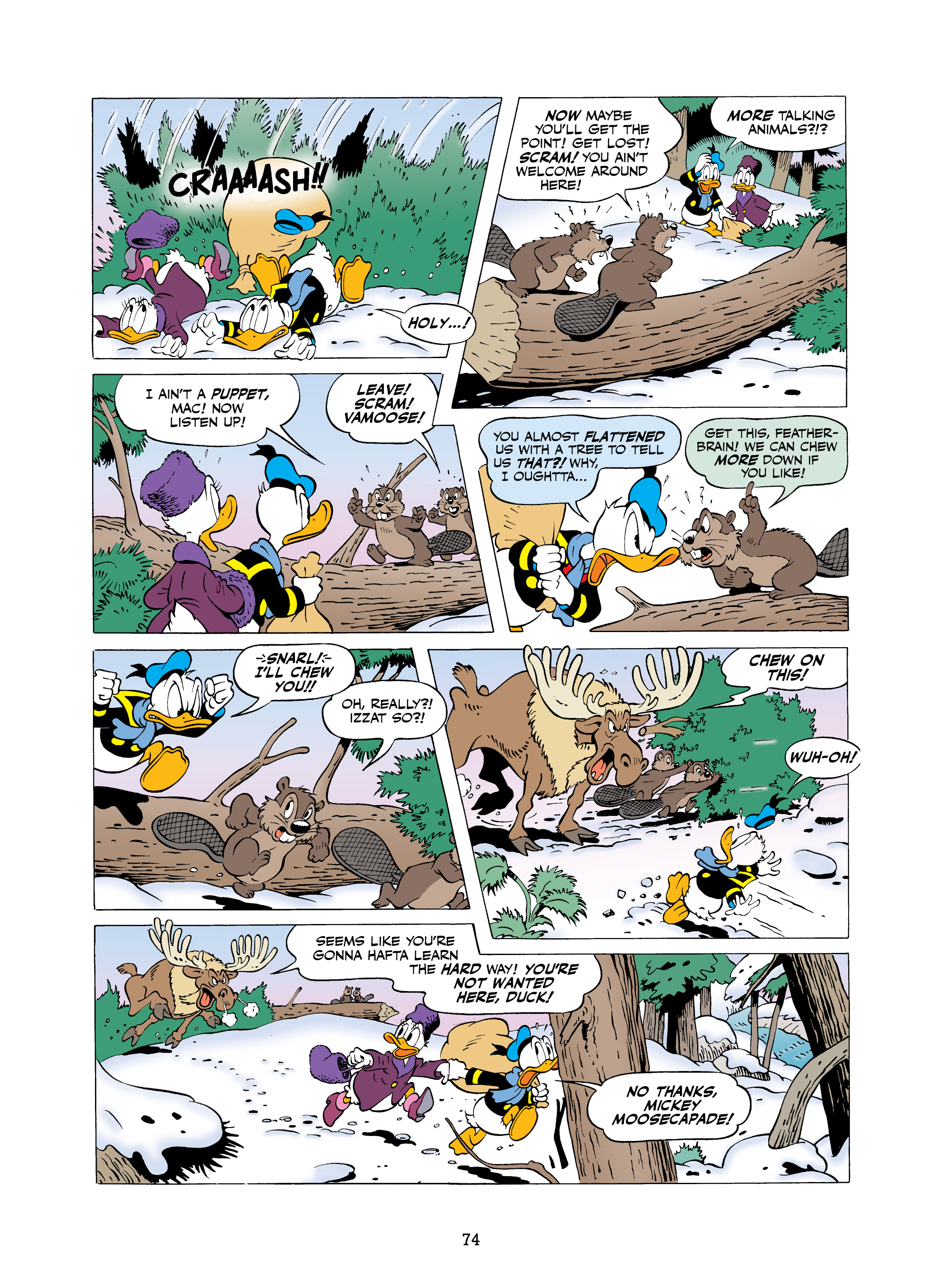 Uncle Scrooge and Donald Duck: Bear Mountain Tales (2022) issue 1 - Page 74