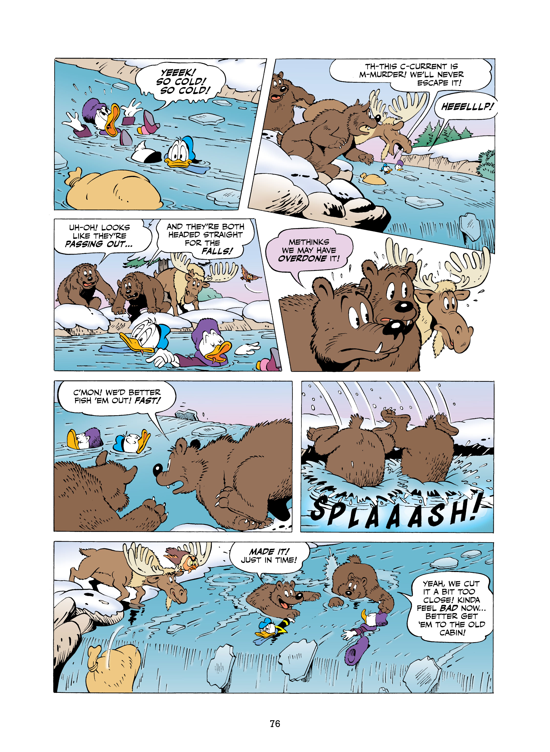 Uncle Scrooge and Donald Duck: Bear Mountain Tales (2022) issue 1 - Page 76