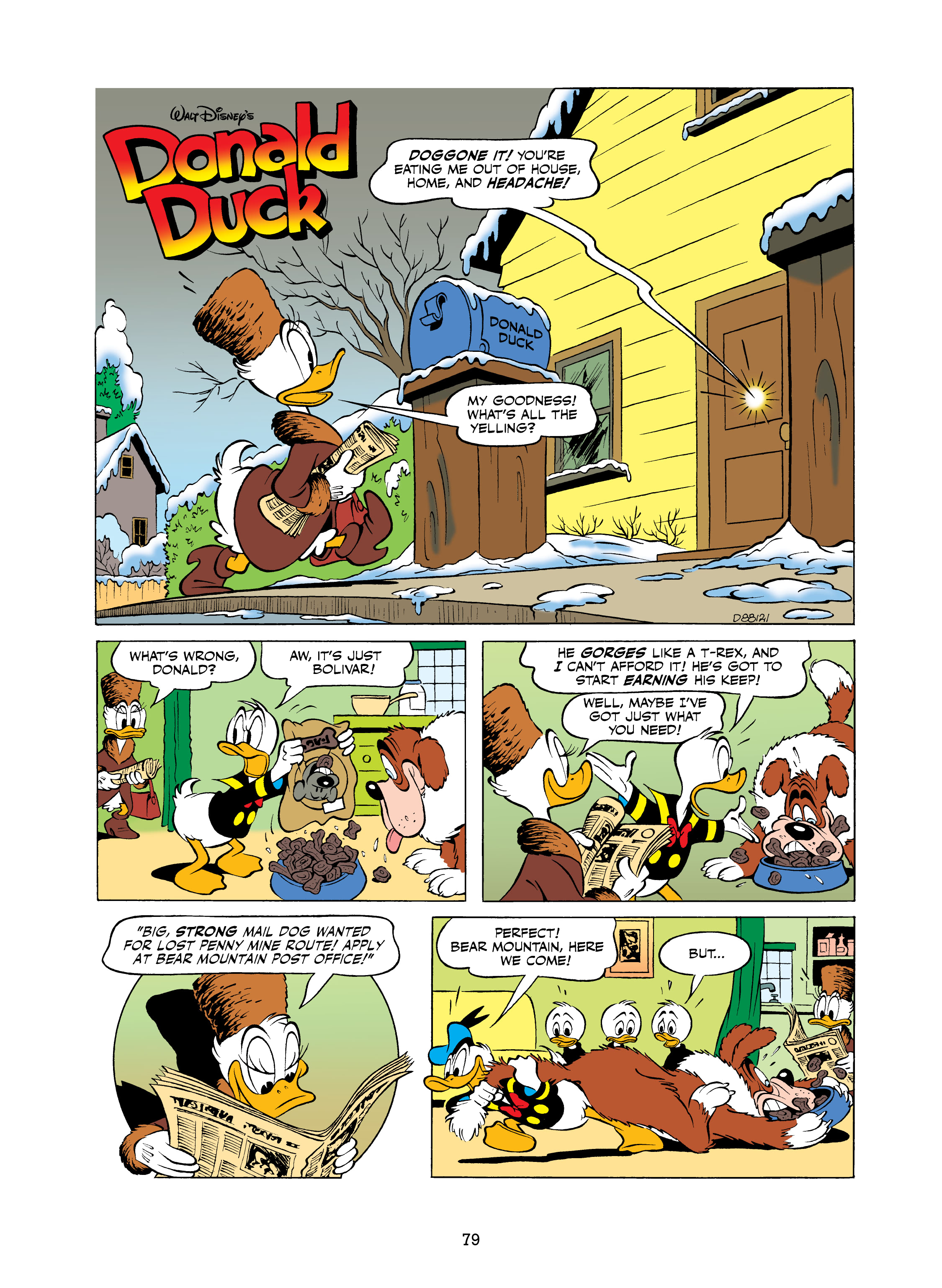 Uncle Scrooge and Donald Duck: Bear Mountain Tales (2022) issue 1 - Page 79