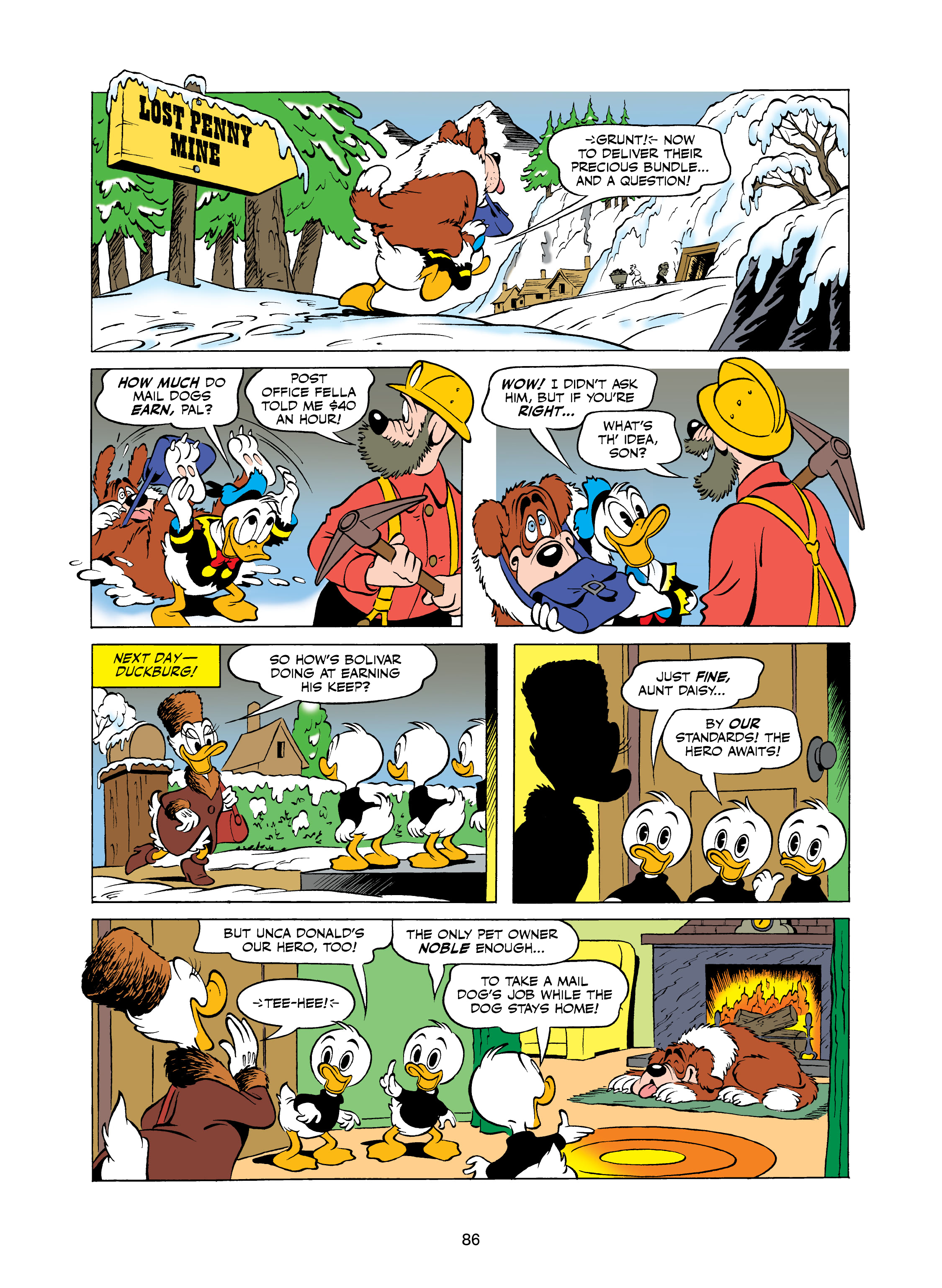 Uncle Scrooge and Donald Duck: Bear Mountain Tales (2022) issue 1 - Page 86