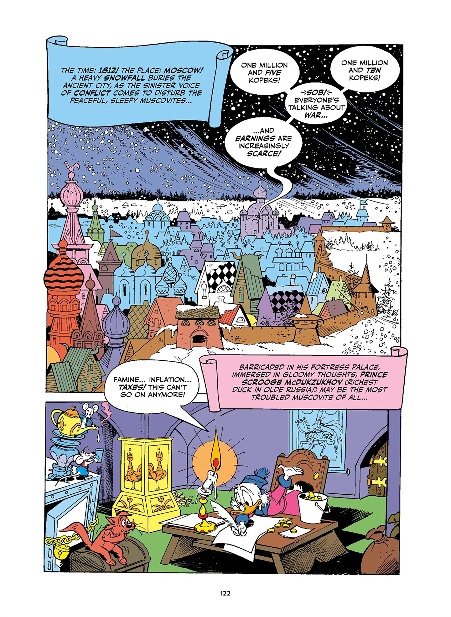 Uncle Scrooge and Donald Duck in Les Misérables and War and Peace (2023) issue 1 - Page 122