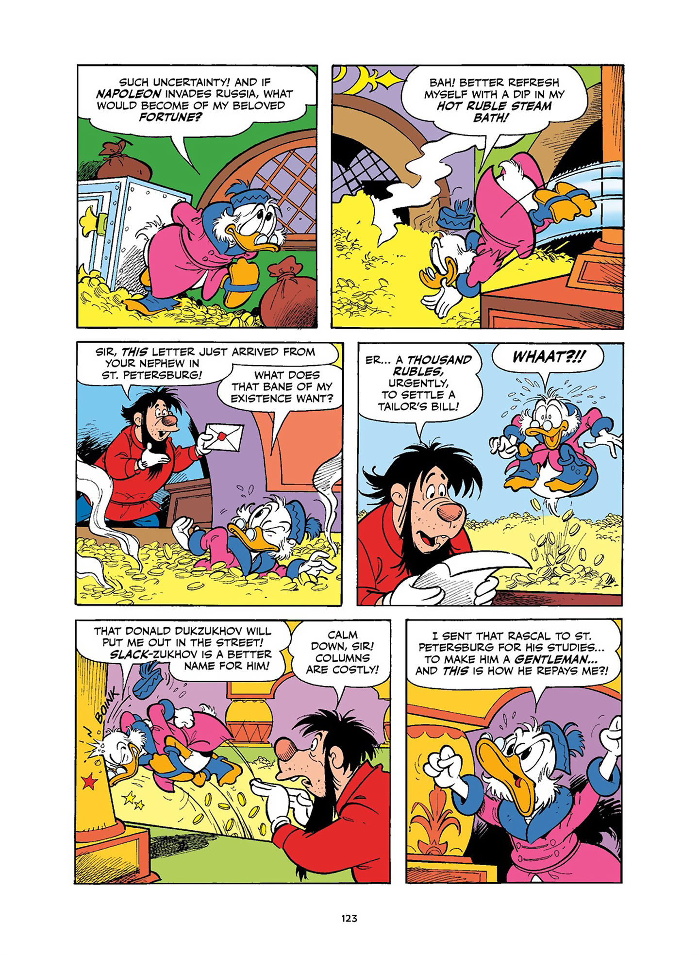 Uncle Scrooge and Donald Duck in Les Misérables and War and Peace (2023) issue 1 - Page 123