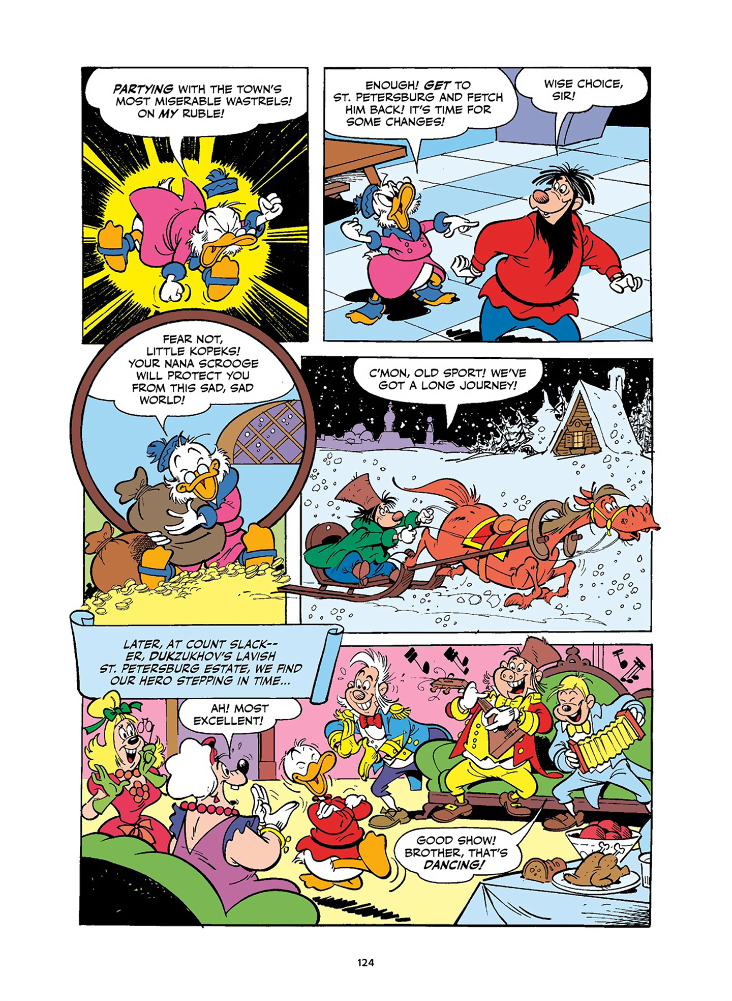 Uncle Scrooge and Donald Duck in Les Misérables and War and Peace (2023) issue 1 - Page 124