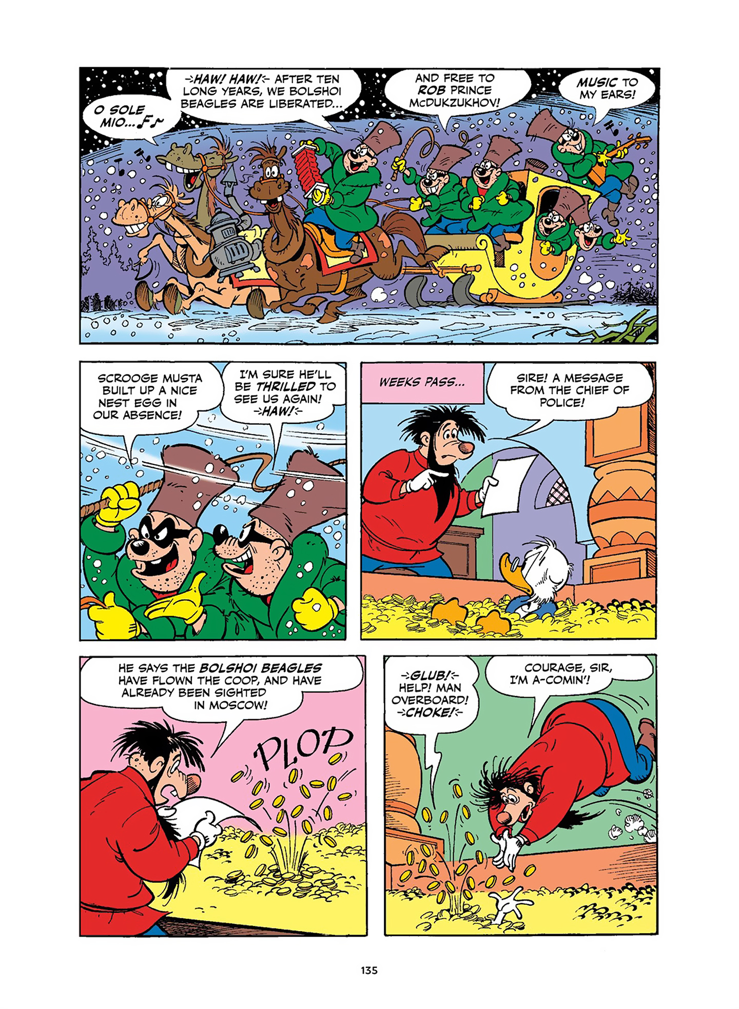 Uncle Scrooge and Donald Duck in Les Misérables and War and Peace (2023) issue 1 - Page 135