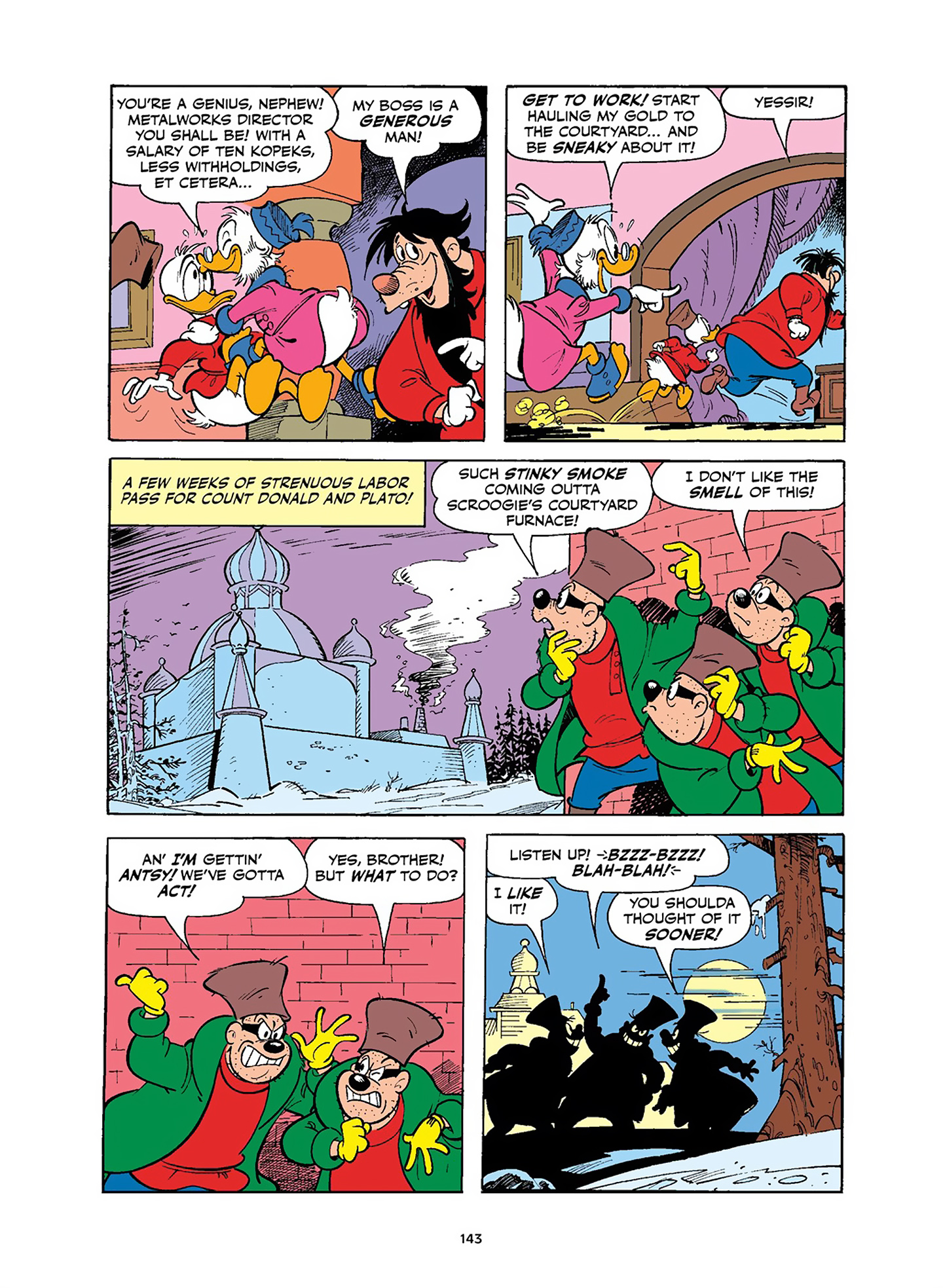 Uncle Scrooge and Donald Duck in Les Misérables and War and Peace (2023) issue 1 - Page 143