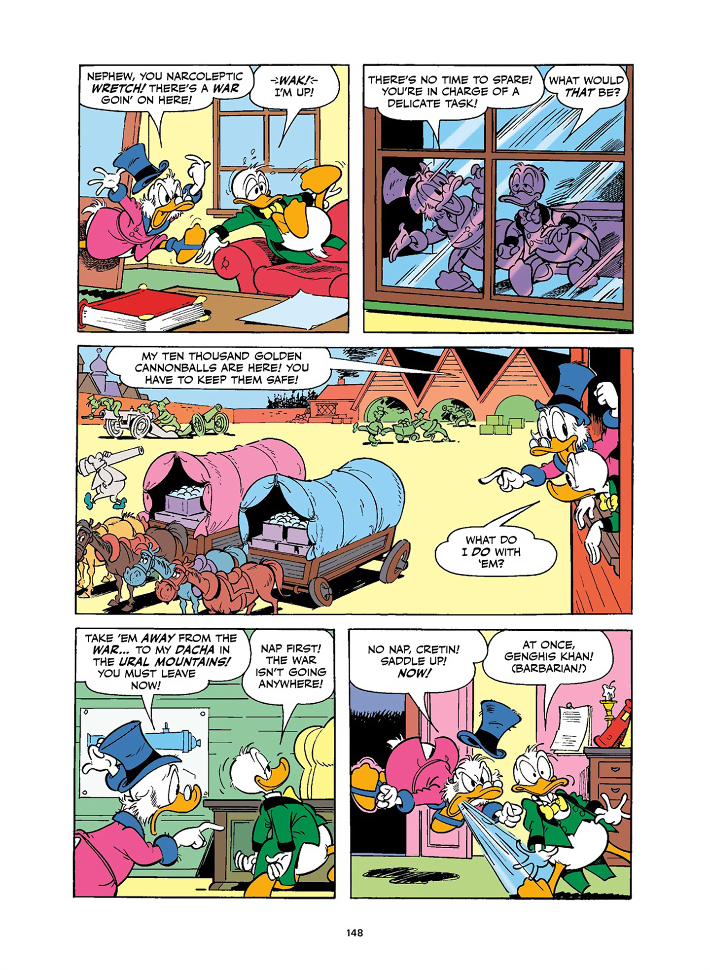 Uncle Scrooge and Donald Duck in Les Misérables and War and Peace (2023) issue 1 - Page 148