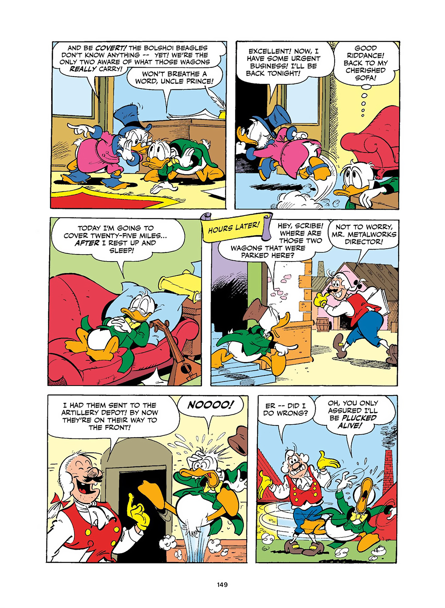 Uncle Scrooge and Donald Duck in Les Misérables and War and Peace (2023) issue 1 - Page 149