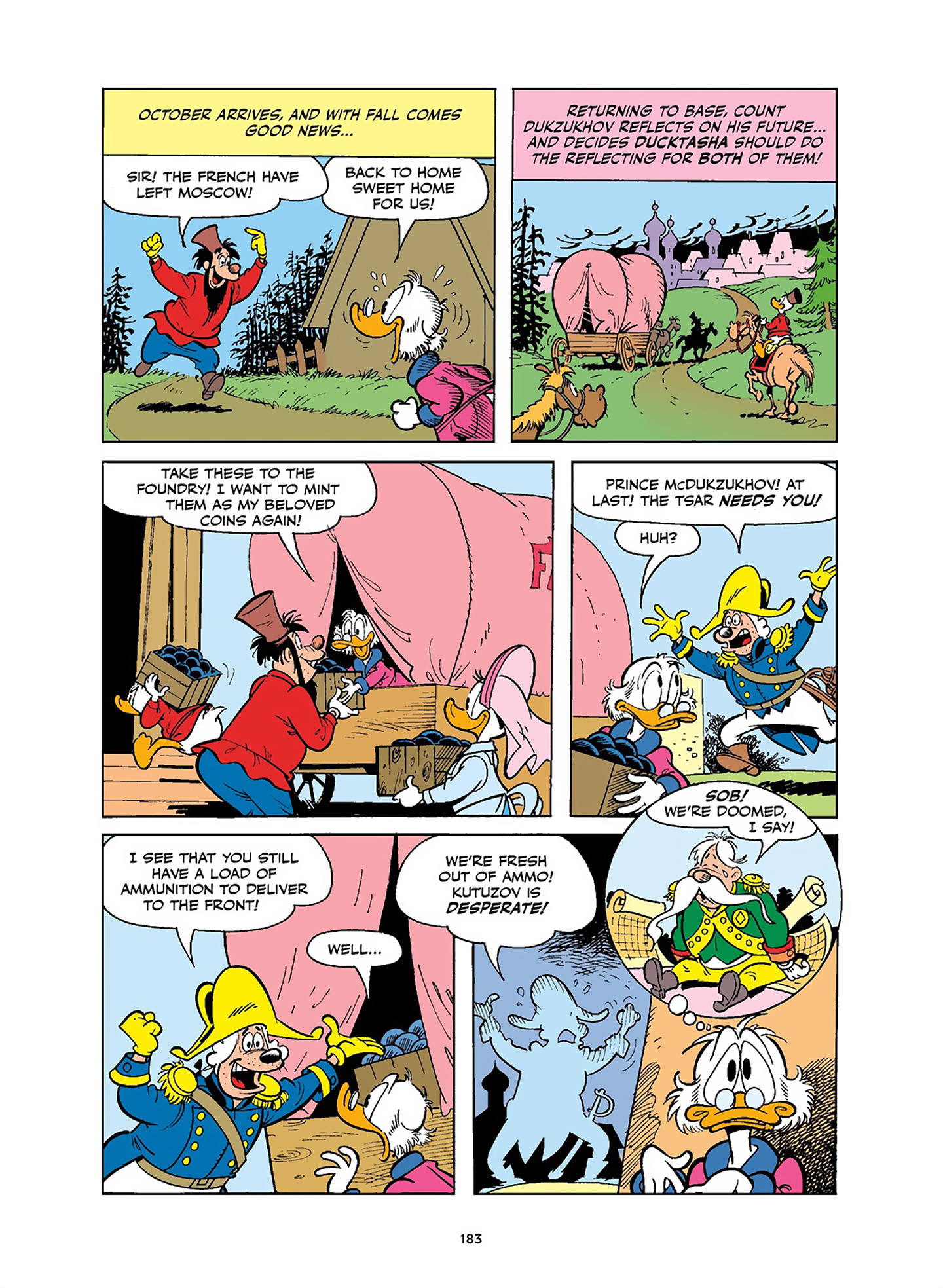 Uncle Scrooge and Donald Duck in Les Misérables and War and Peace (2023) issue 1 - Page 181