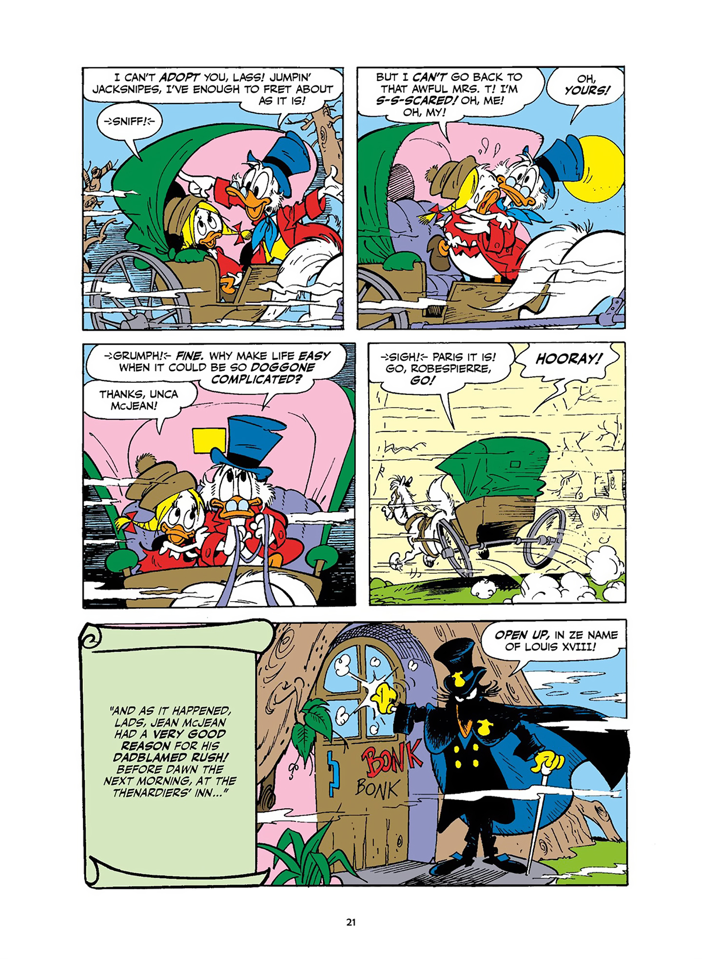 Uncle Scrooge and Donald Duck in Les Misérables and War and Peace (2023) issue 1 - Page 22