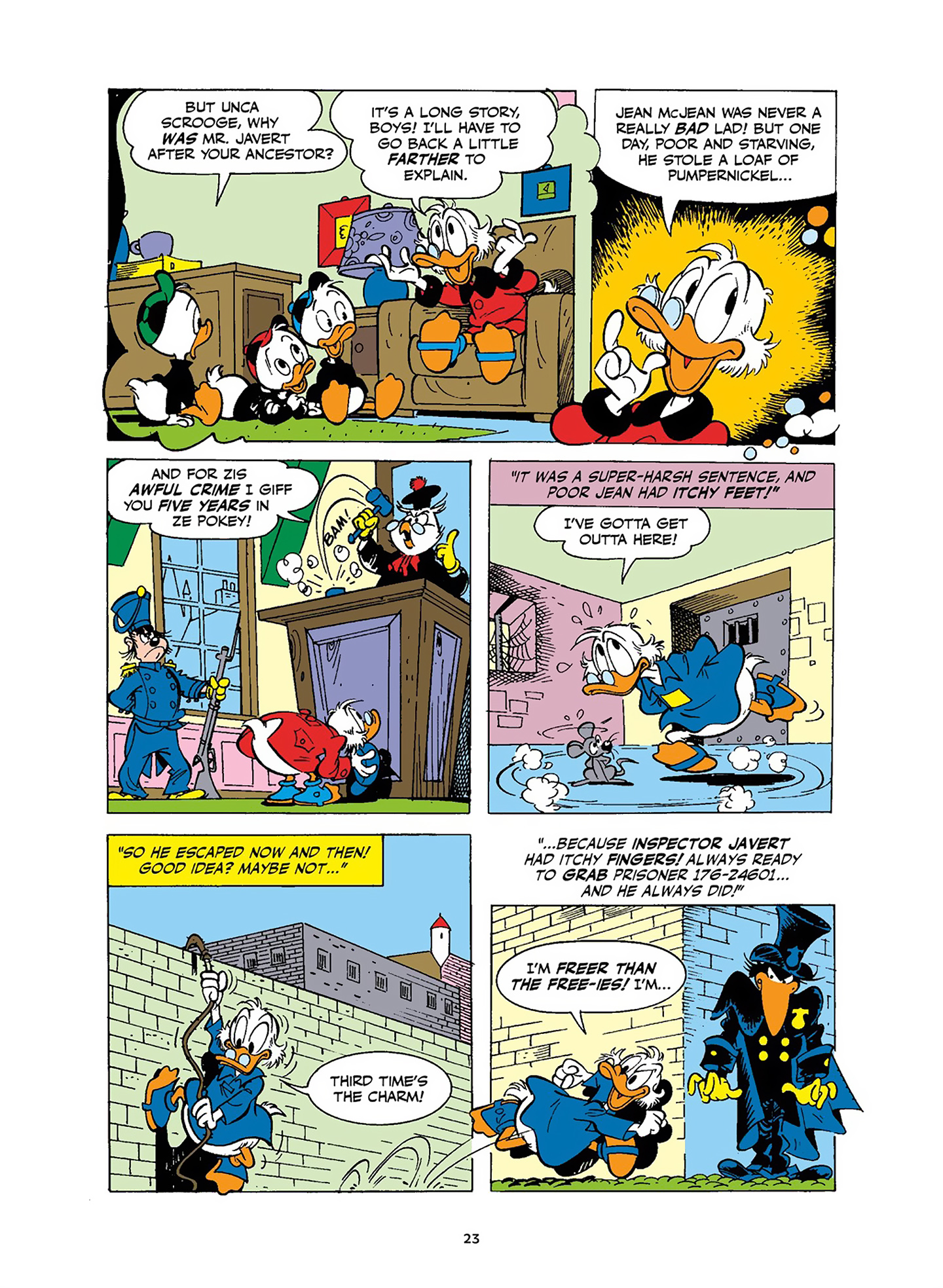 Uncle Scrooge and Donald Duck in Les Misérables and War and Peace (2023) issue 1 - Page 24