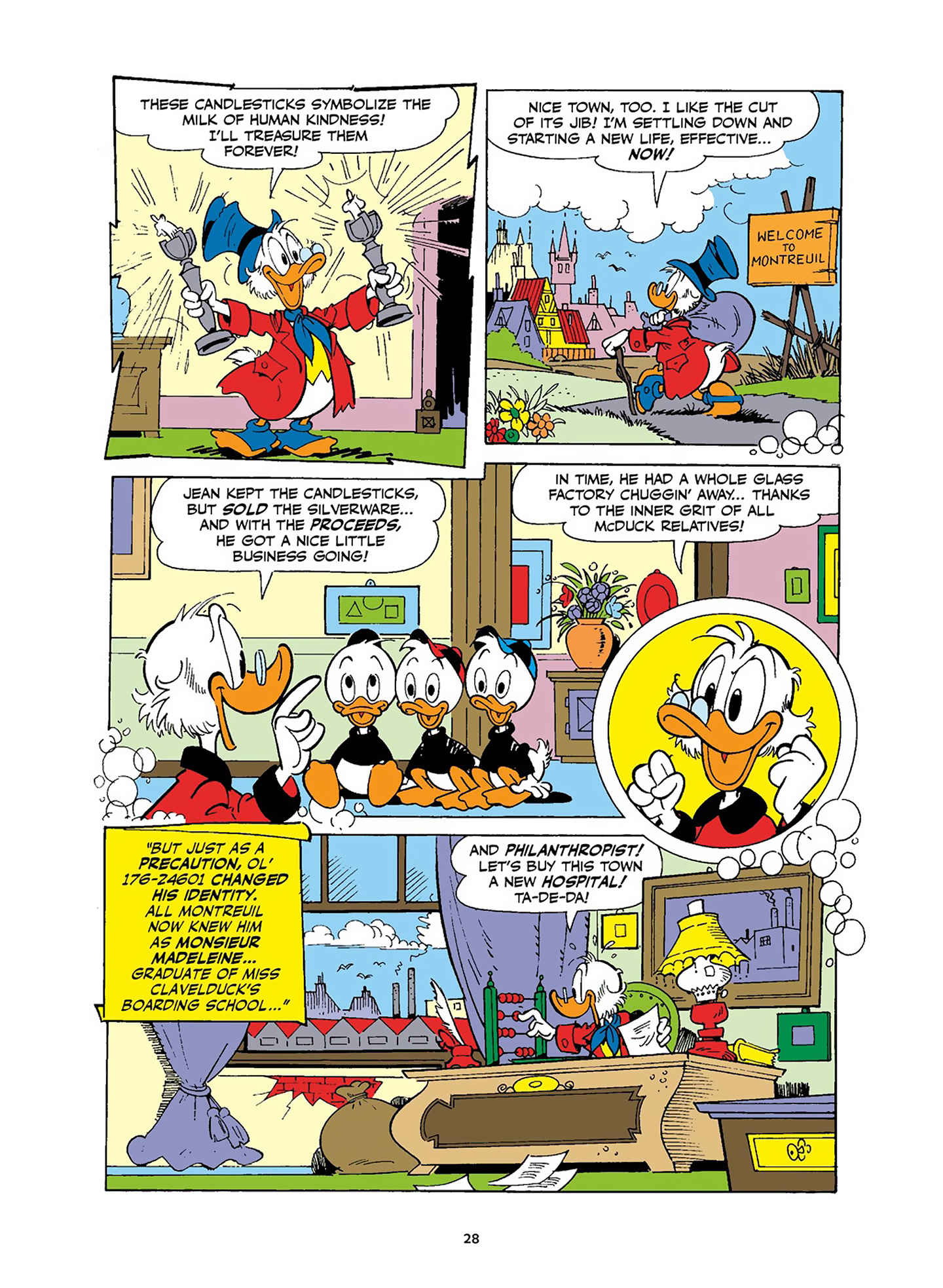 Uncle Scrooge and Donald Duck in Les Misérables and War and Peace (2023) issue 1 - Page 29